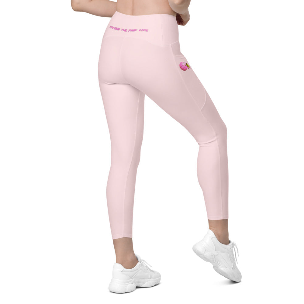 Pickleball Leggings with pockets - Living the Pink Life