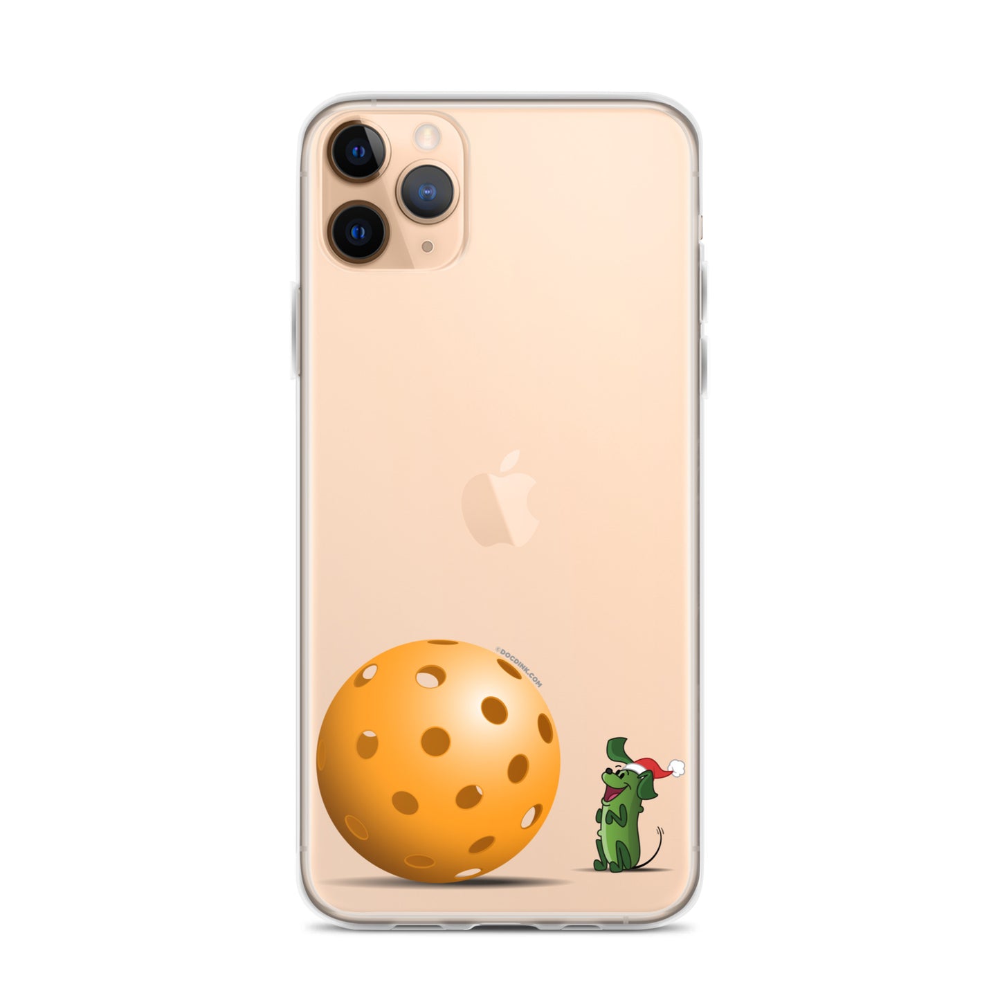 iPhone® Pickleball Case - Pickles "Dream Big!" - Christmas - DocDink.com
