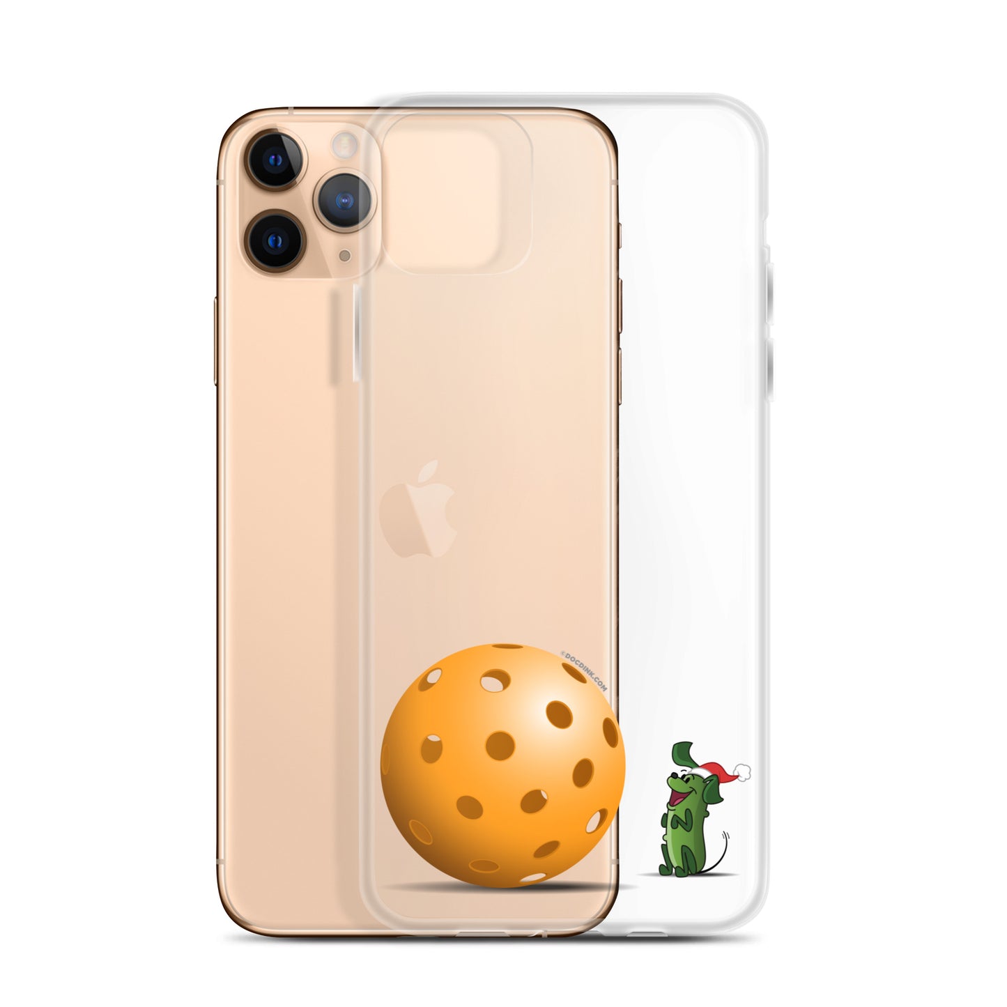 iPhone® Pickleball Case - Pickles "Dream Big!" - Christmas - DocDink.com