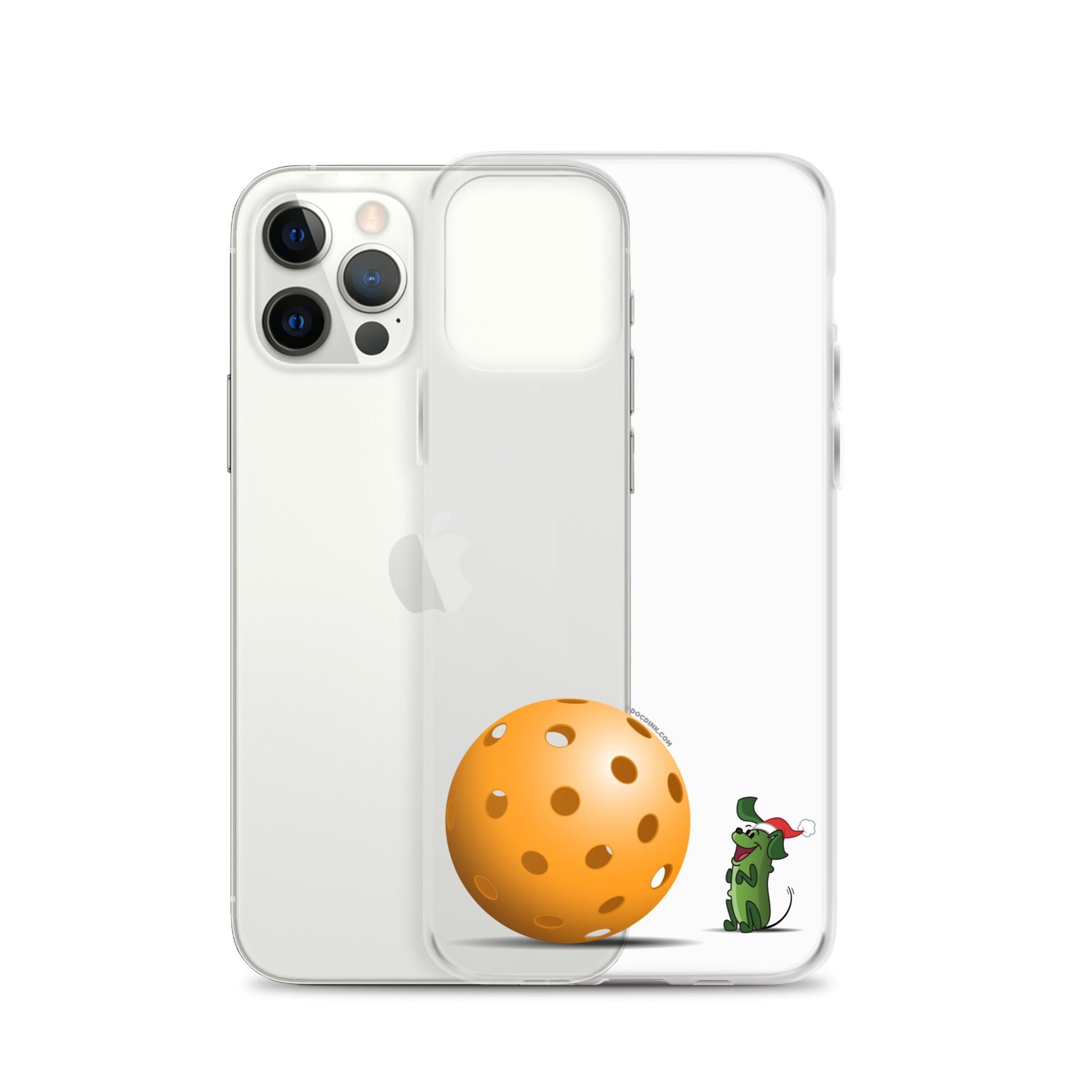 iPhone® Pickleball Case - Pickles "Dream Big!" - Christmas - DocDink.com
