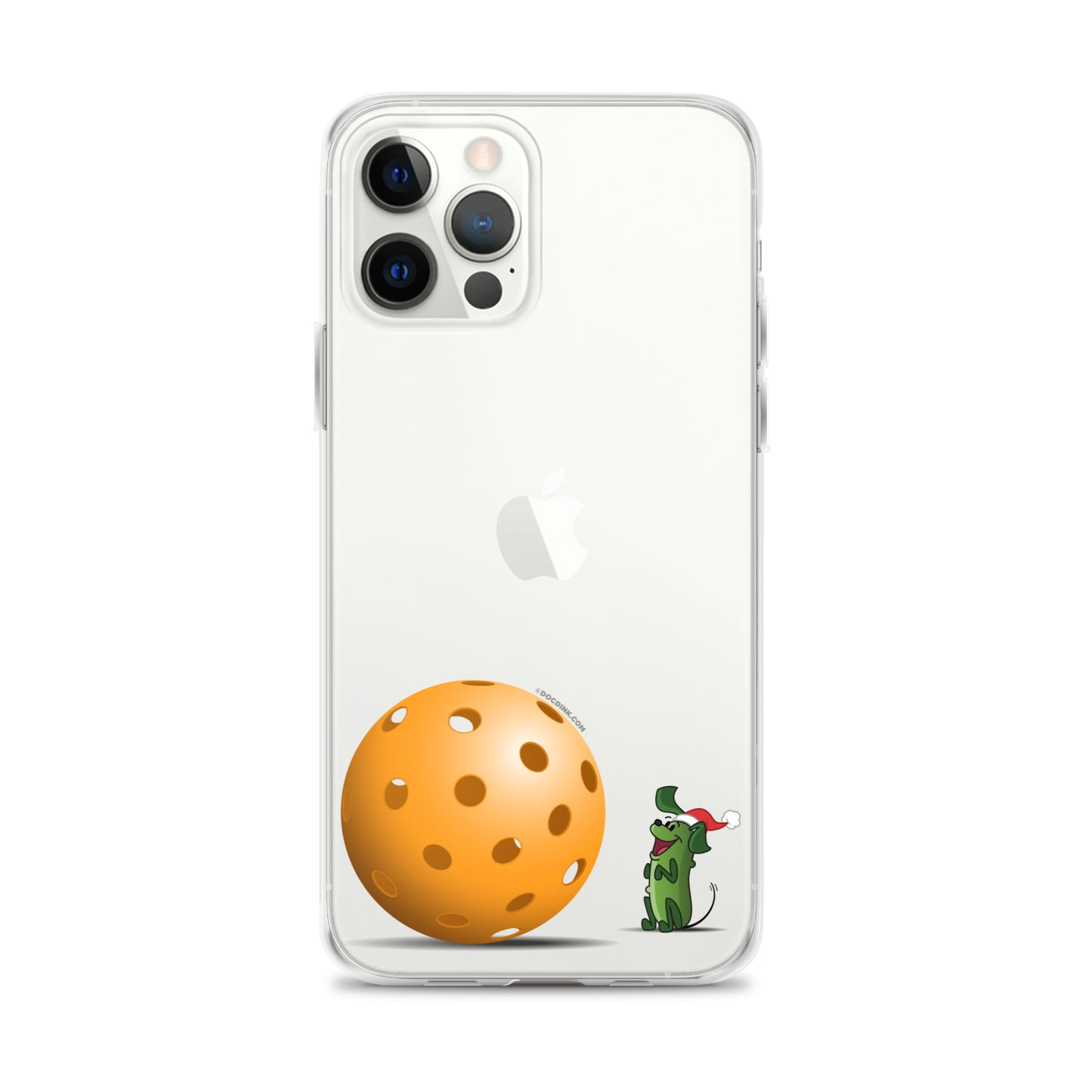 iPhone® Pickleball Case - Pickles "Dream Big!" - Christmas - DocDink.com