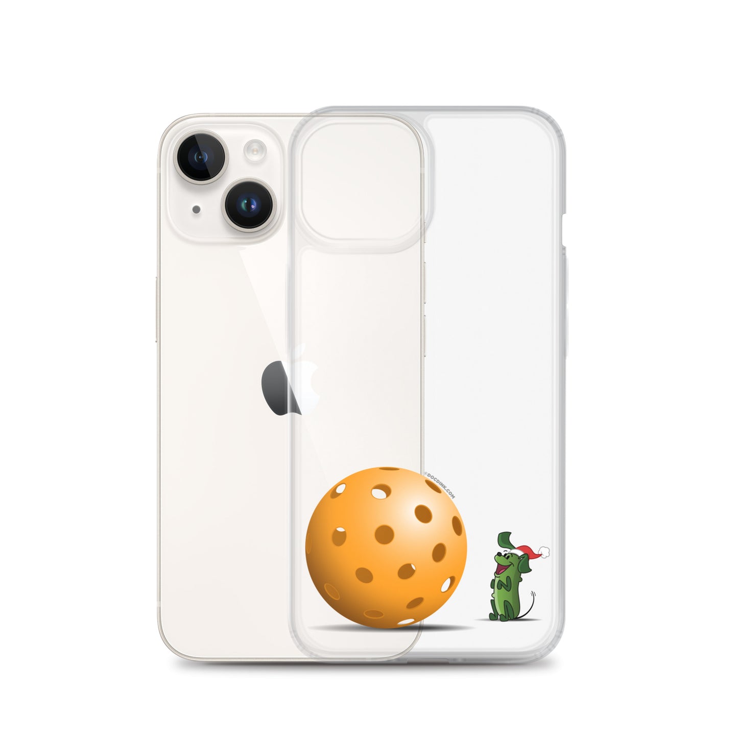 iPhone® Pickleball Case - Pickles "Dream Big!" - Christmas - DocDink.com