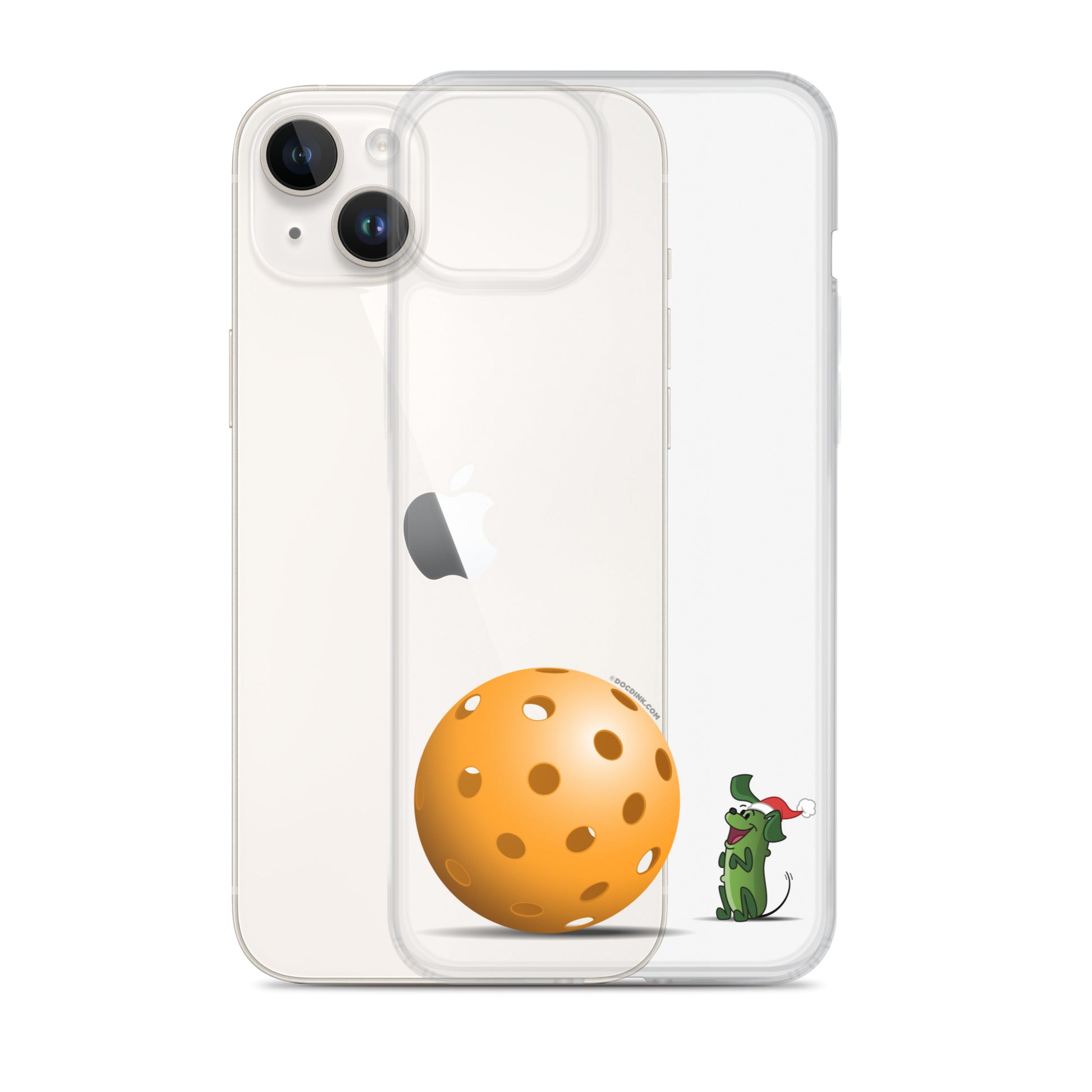 iPhone® Pickleball Case - Pickles "Dream Big!" - Christmas - DocDink.com