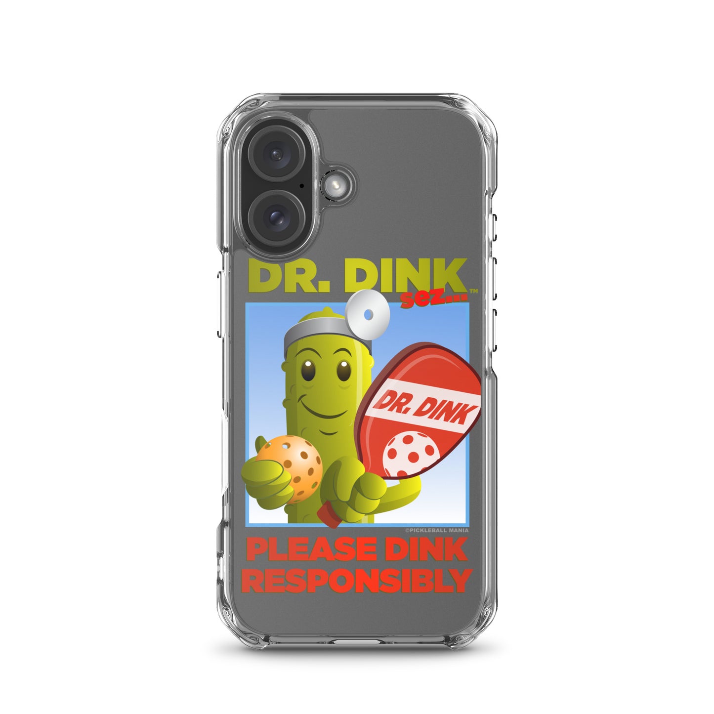 Pickleball iPhone Case - "Please Dink Responsibly!"