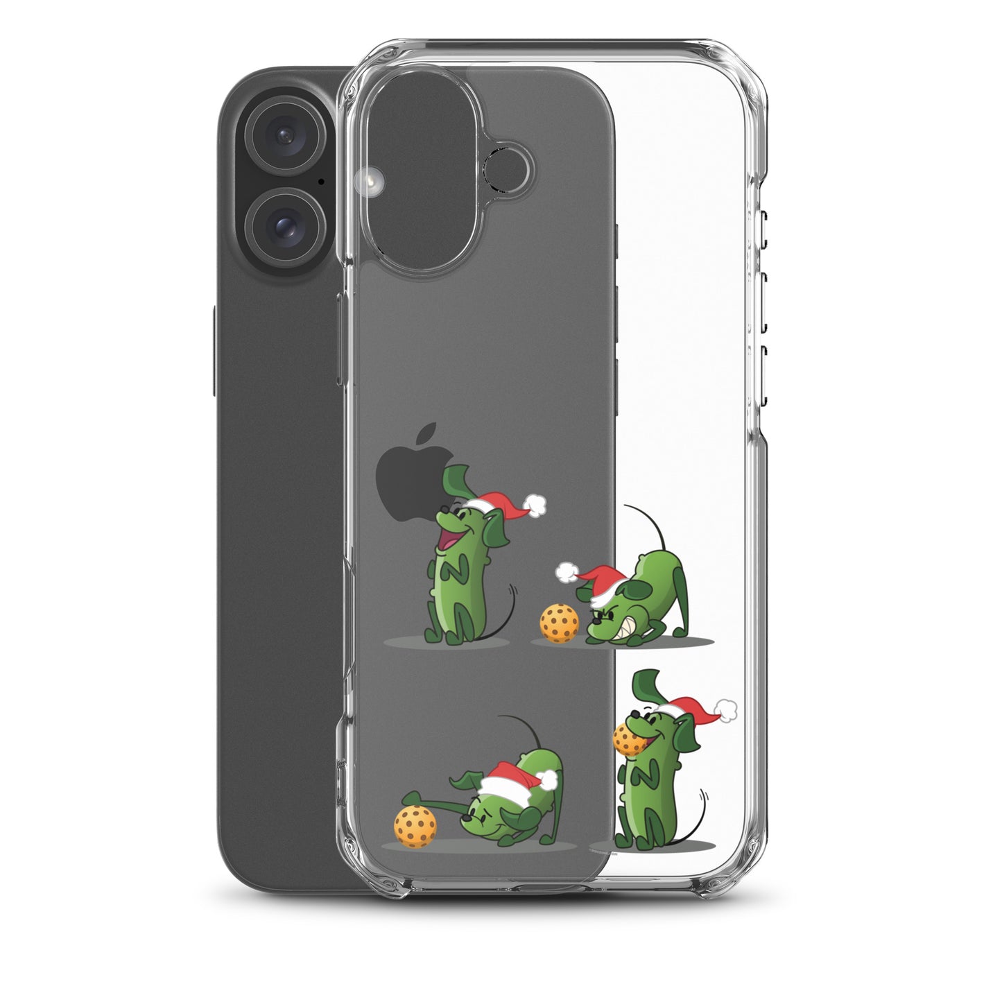 iPhone® Pickleball Case - Pickles wants to Play! - Christmas sq.