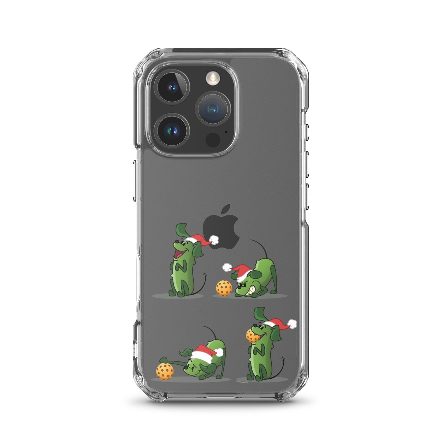 iPhone® Pickleball Case - Pickles wants to Play! - Christmas sq.