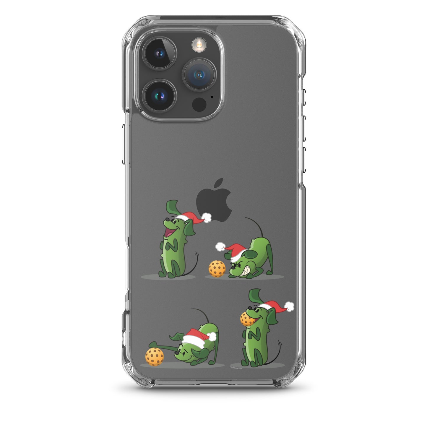 iPhone® Pickleball Case - Pickles wants to Play! - Christmas sq.