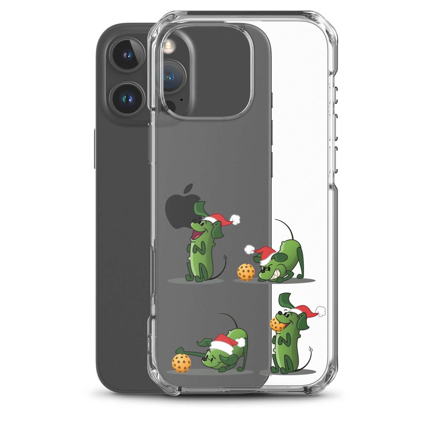 iPhone® Pickleball Case - Pickles wants to Play! - Christmas sq.