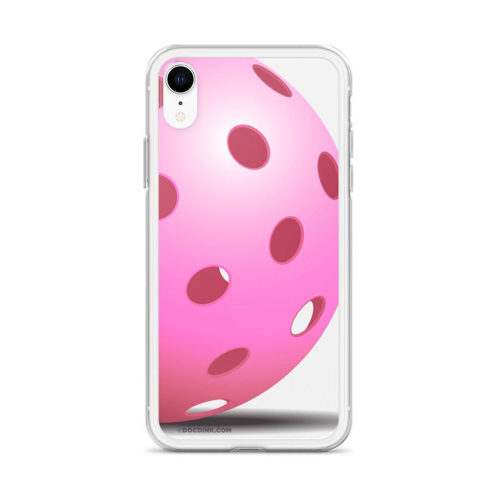 iPhone® Pickleball Case - Big Pink Pickleball - DocDink.com