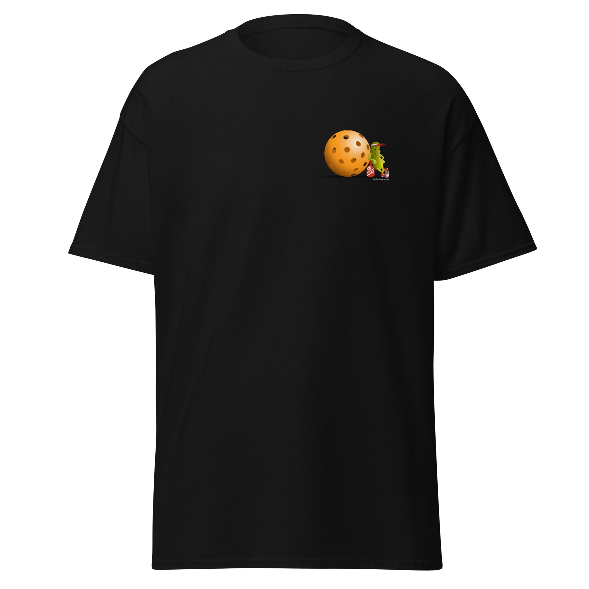 100% Cotton Pickleball T-Shirt - "Just Resting" on pocket & back - DocDink.com