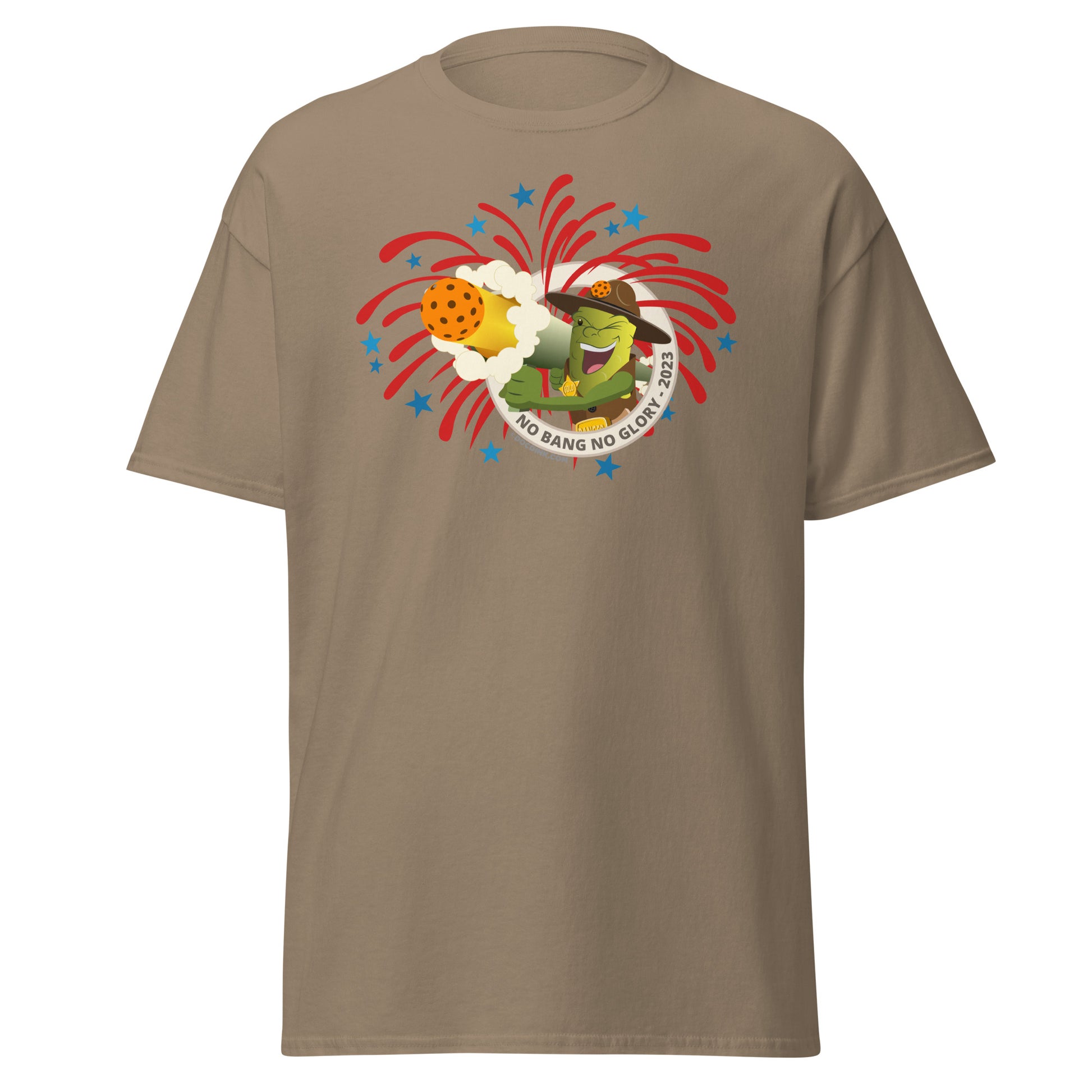 100% Cotton Pickleball T-Shirt - Fireworks USA - DocDink.com