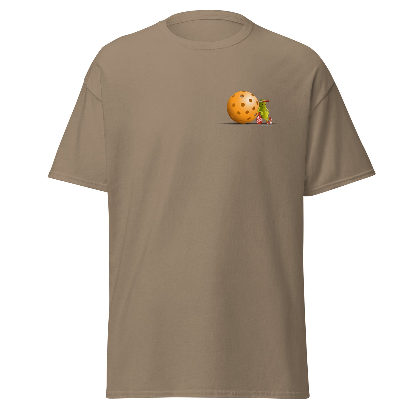 100% Cotton Pickleball T-Shirt - "Just Resting" on pocket & back - DocDink.com