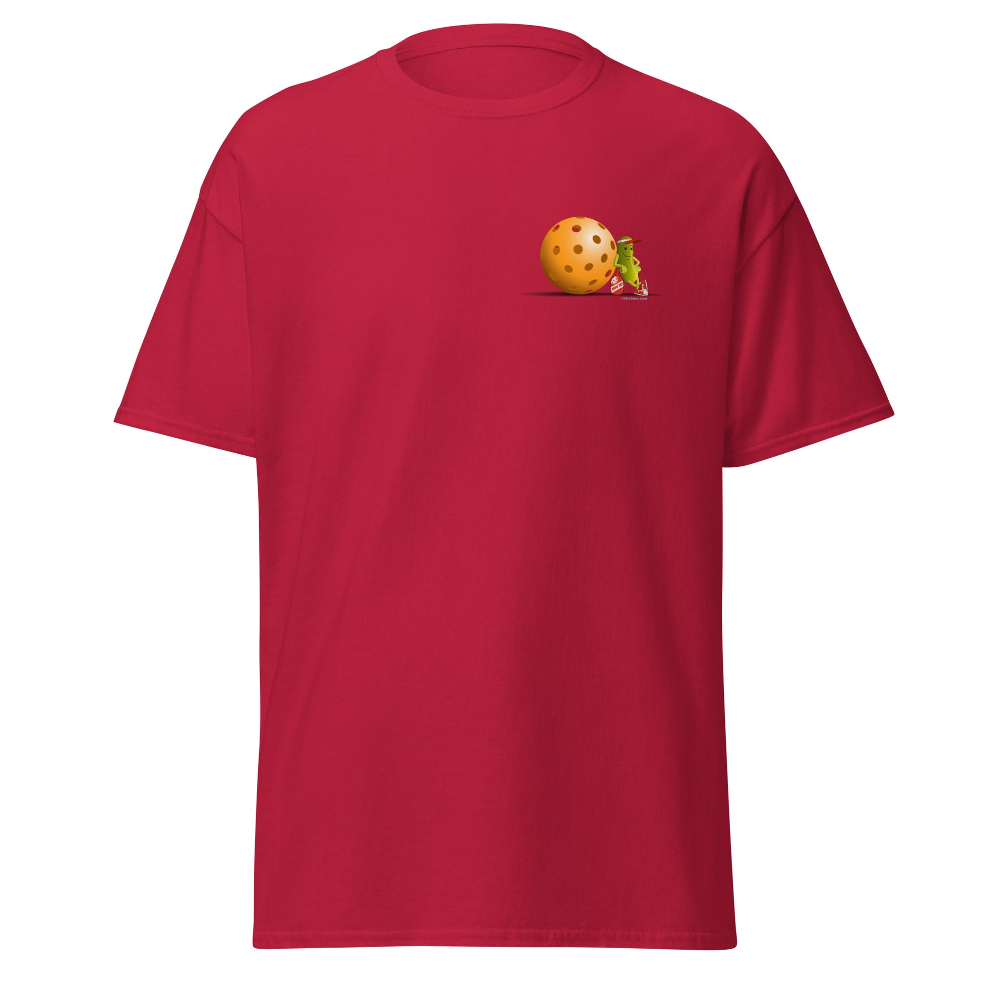 100% Cotton Pickleball T-Shirt - "Just Resting" on pocket & back - DocDink.com