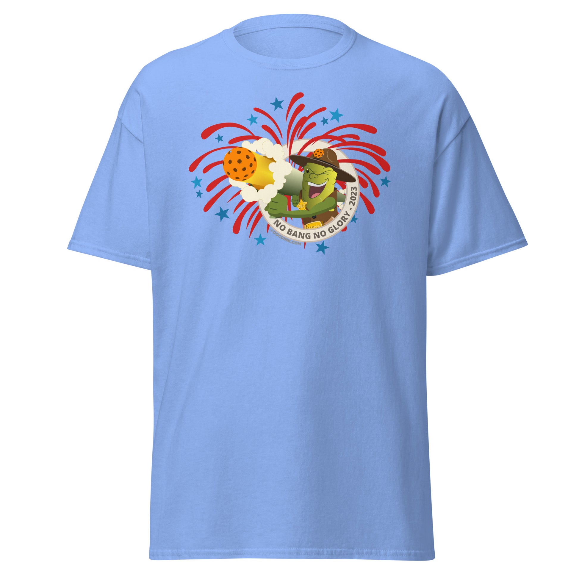 100% Cotton Pickleball T-Shirt - Fireworks USA - DocDink.com