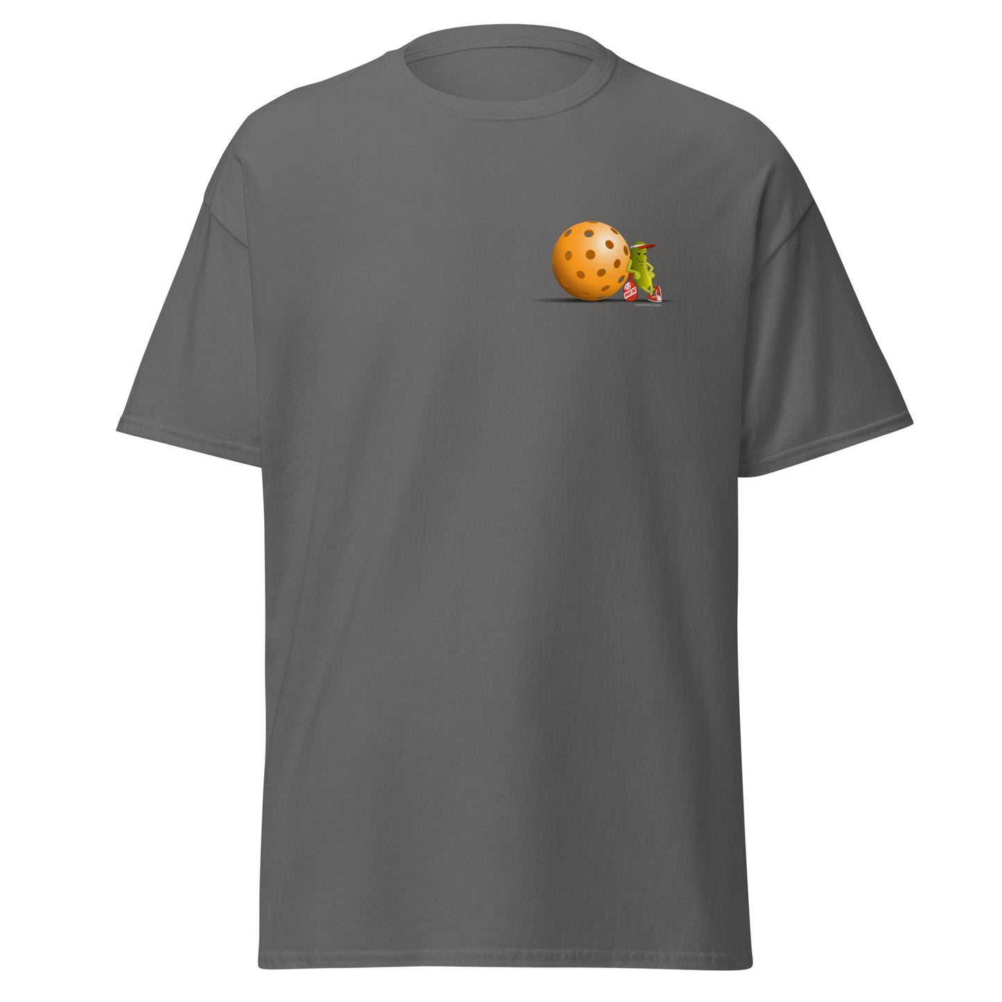 100% Cotton Pickleball T-Shirt - "Just Resting" on pocket & back - DocDink.com