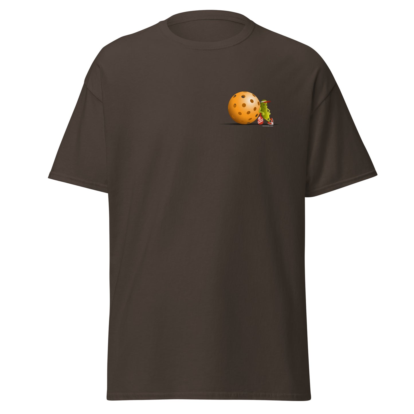 100% Cotton Pickleball T-Shirt - "Just Resting" on pocket & back - DocDink.com