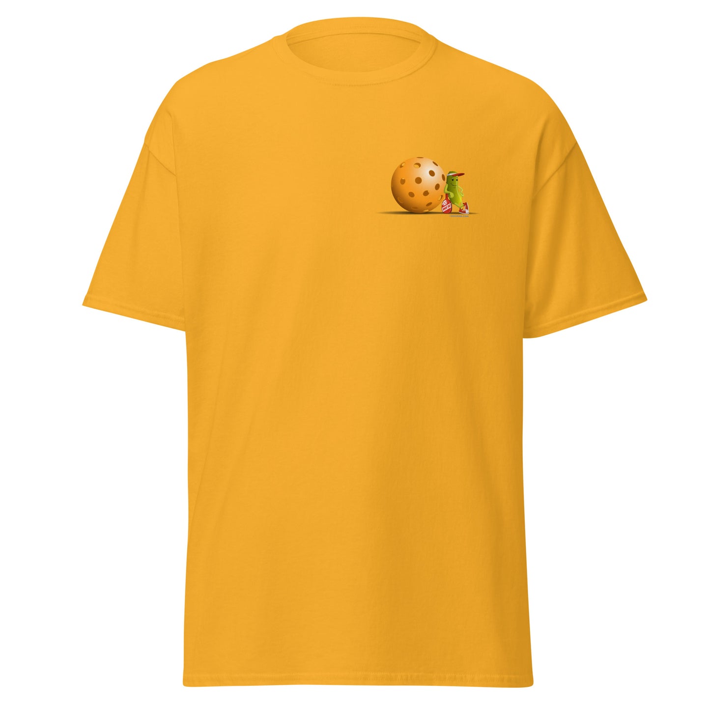 100% Cotton Pickleball T-Shirt - "Just Resting" on pocket & back - DocDink.com