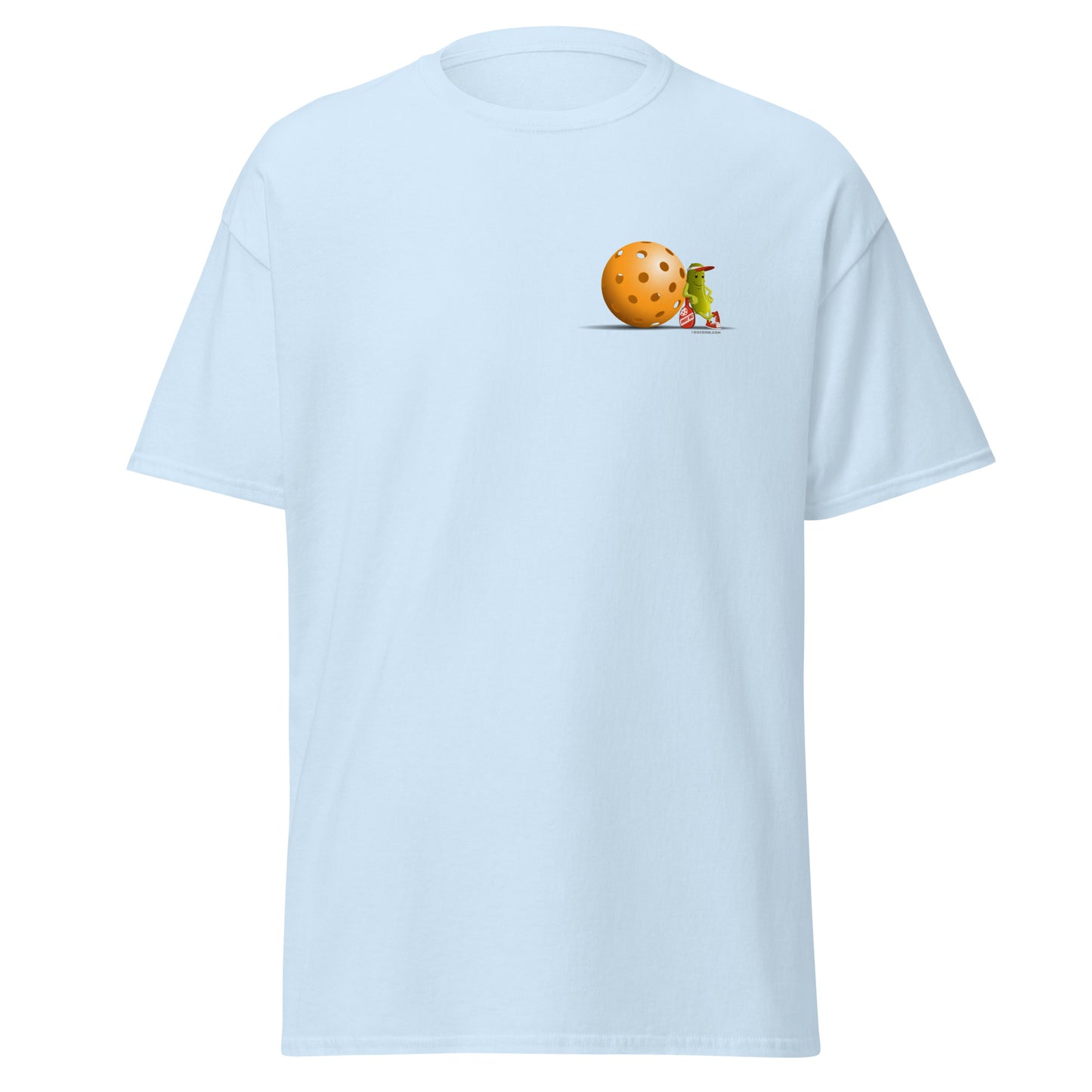 100% Cotton Pickleball T-Shirt - "Just Resting" on pocket & back - DocDink.com