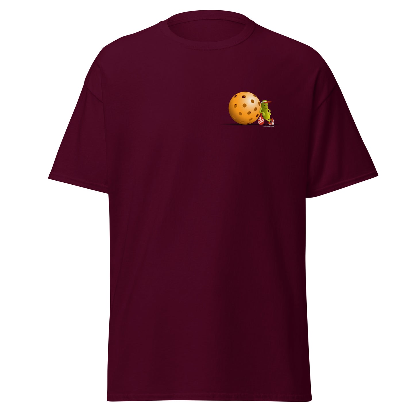 100% Cotton Pickleball T-Shirt - "Just Resting" on pocket & back - DocDink.com