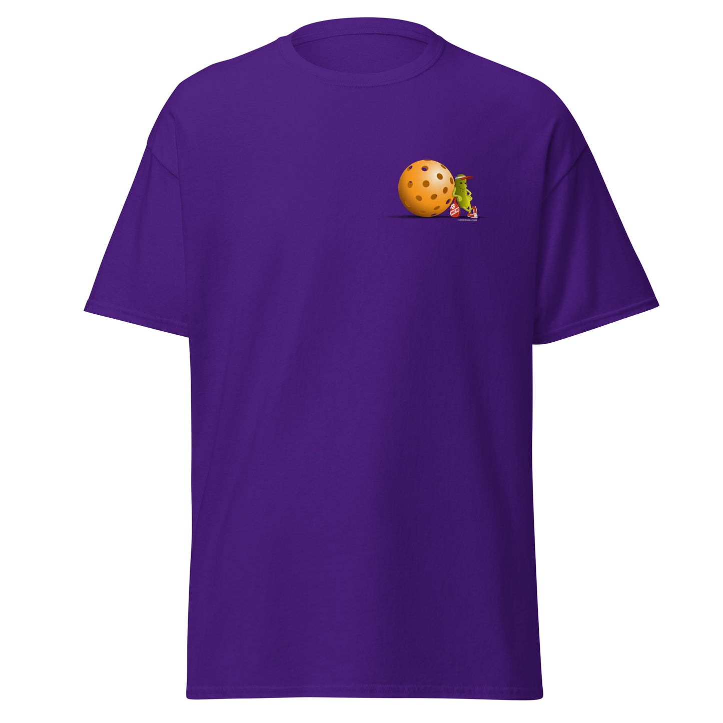100% Cotton Pickleball T-Shirt - "Just Resting" on pocket & back - DocDink.com