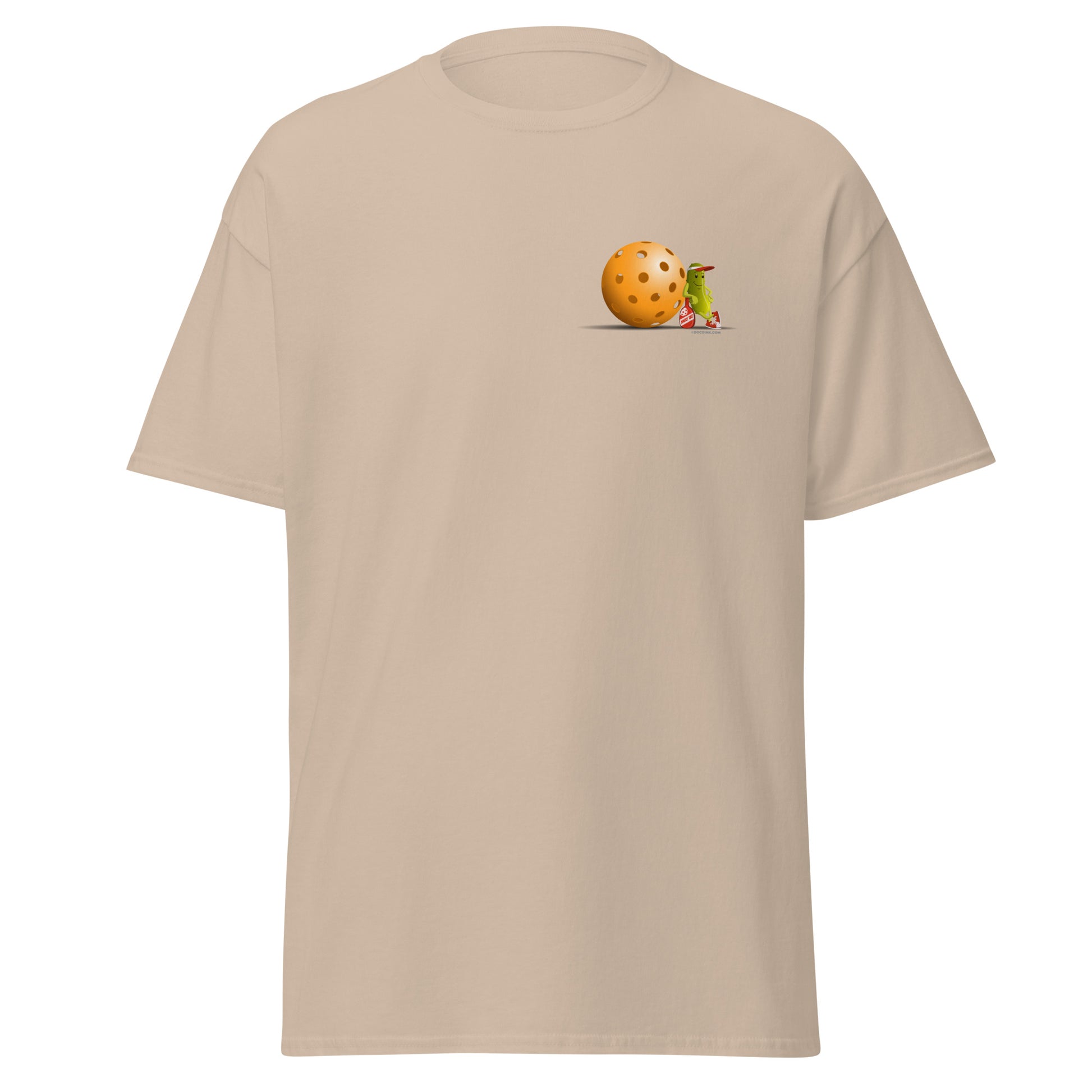 100% Cotton Pickleball T-Shirt - "Just Resting" on pocket & back - DocDink.com