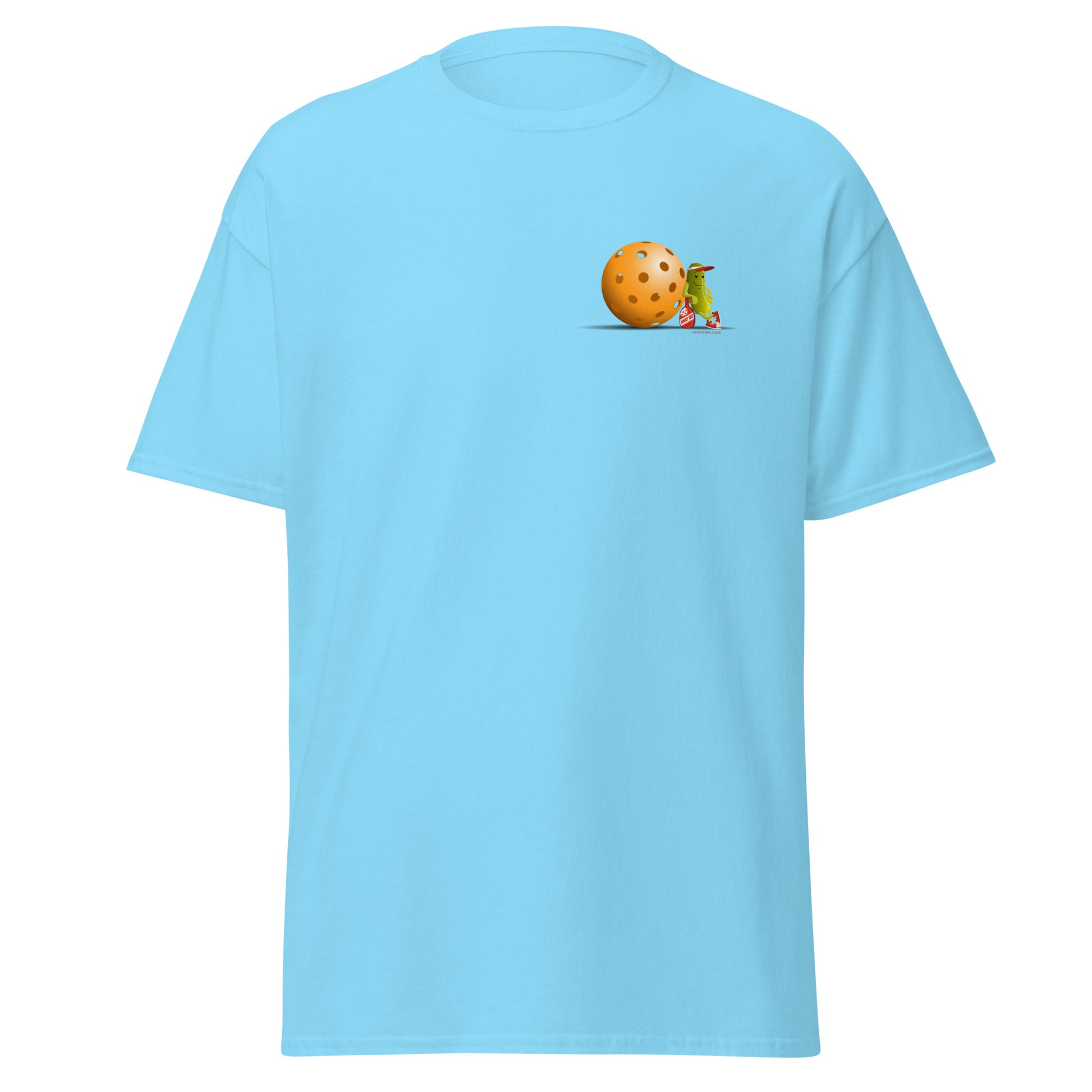 100% Cotton Pickleball T-Shirt - "Just Resting" on pocket & back - DocDink.com