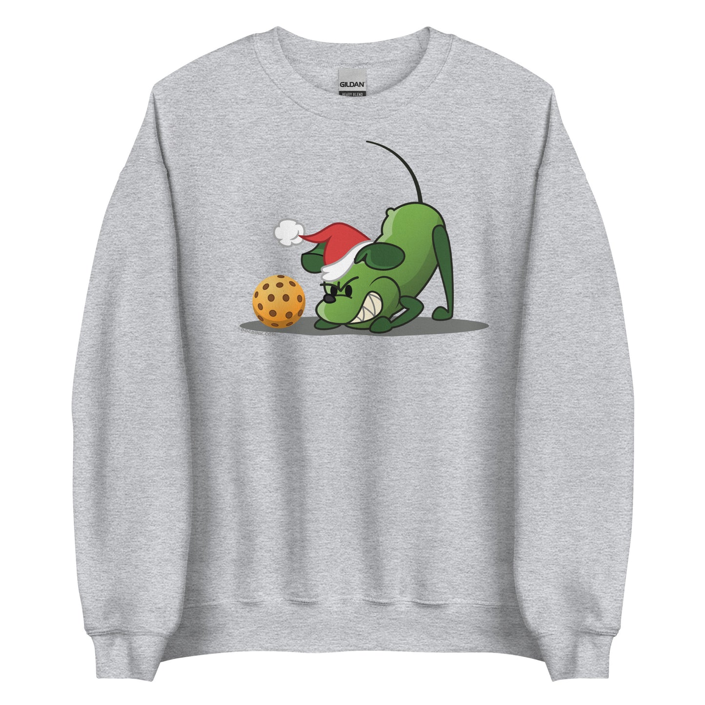 Pickleball Sweatshirt - Pickles "Grrr...!" - Christmas - DocDink.com