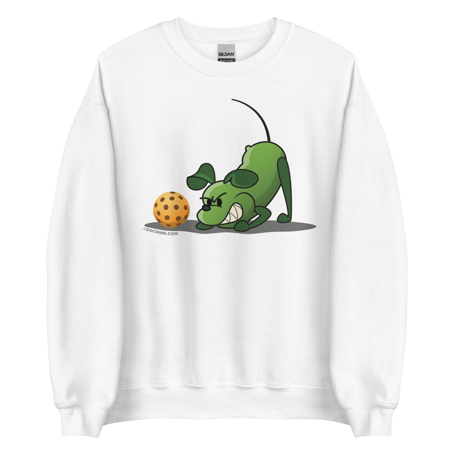 Pickleball Sweatshirt - Pickles "Grrr...!" - DocDink.com