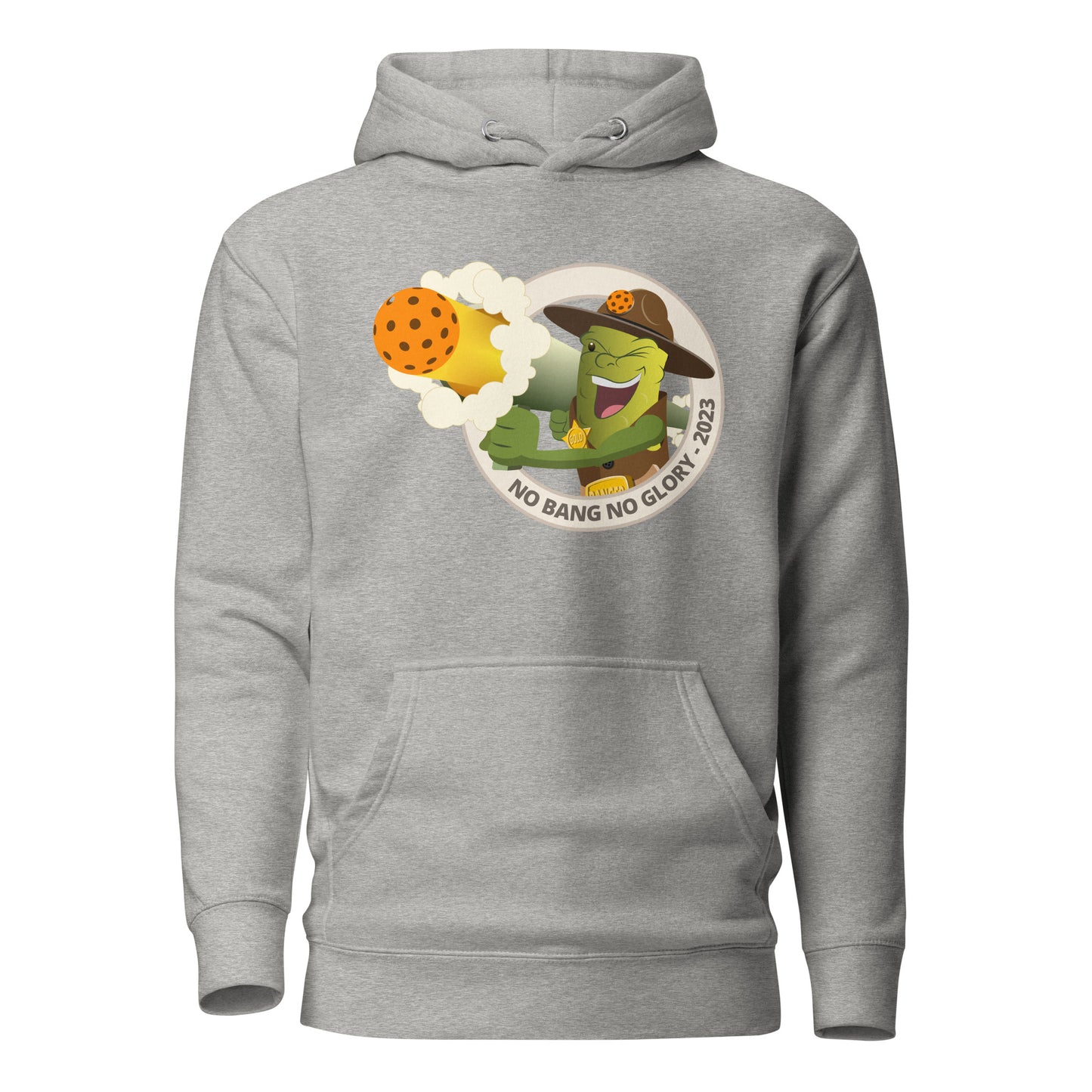 Warm Pickleball Hoodie - "No Bang, No Glory" - DocDink.com