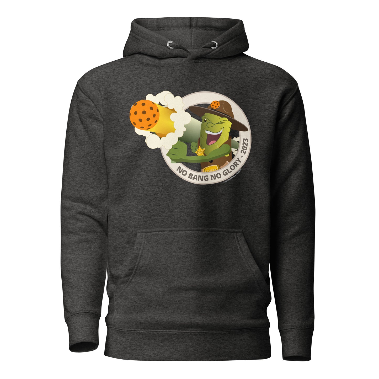 Warm Pickleball Hoodie - "No Bang, No Glory" - DocDink.com