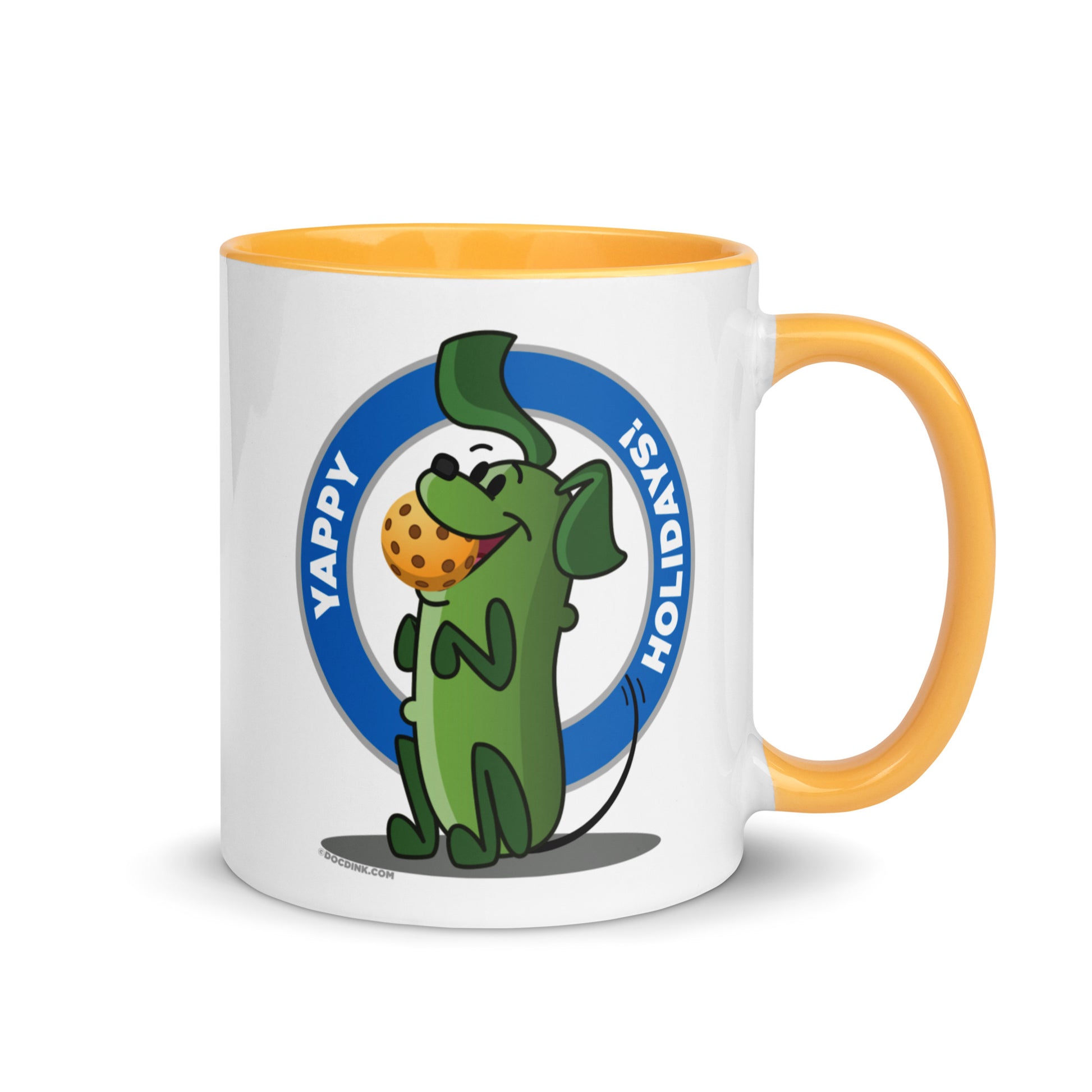 Pickleball Mug - Pickles "Yappy Holidays" - DocDink.com