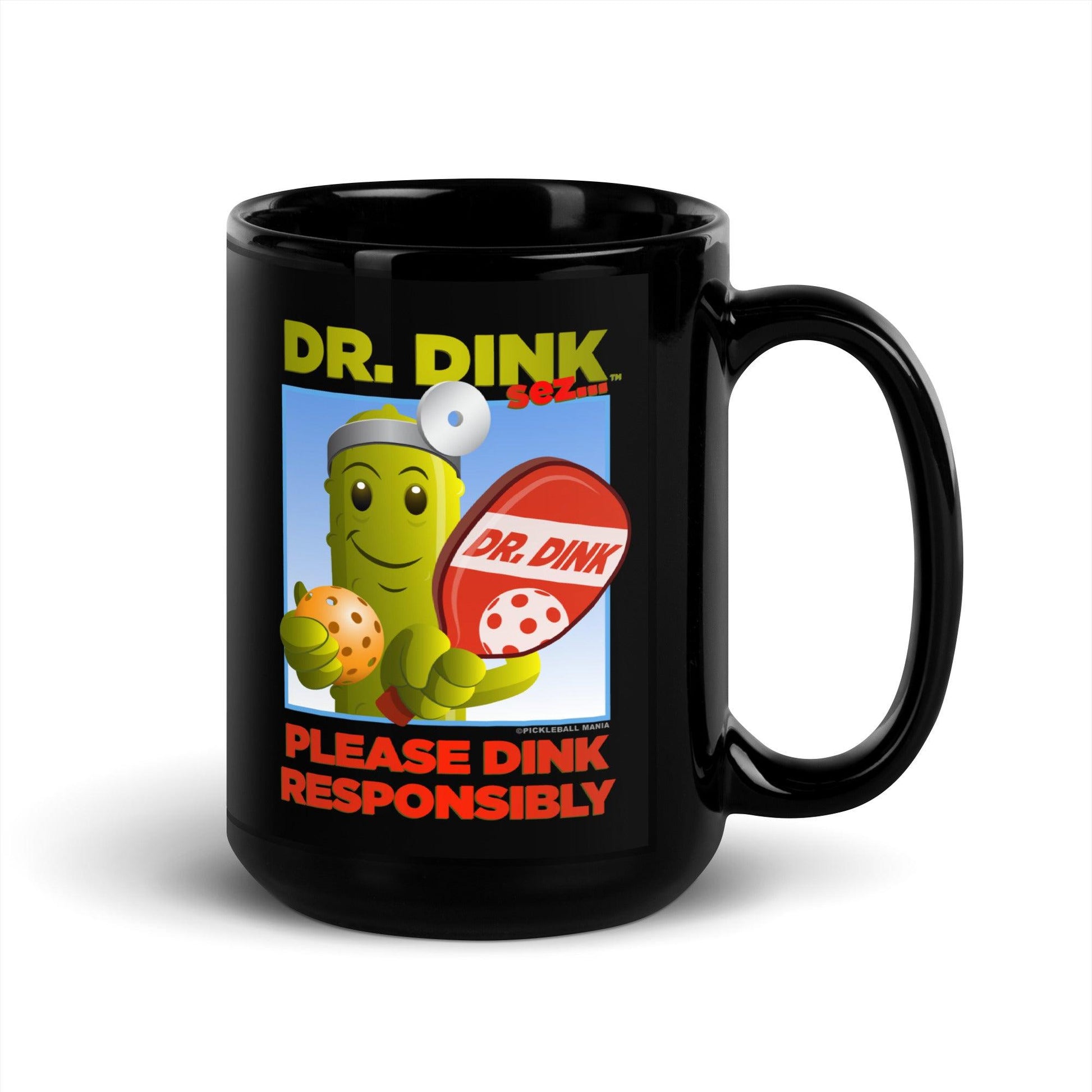 Pickleball Mug - "Please Dink Responsibly!" - DocDink.com
