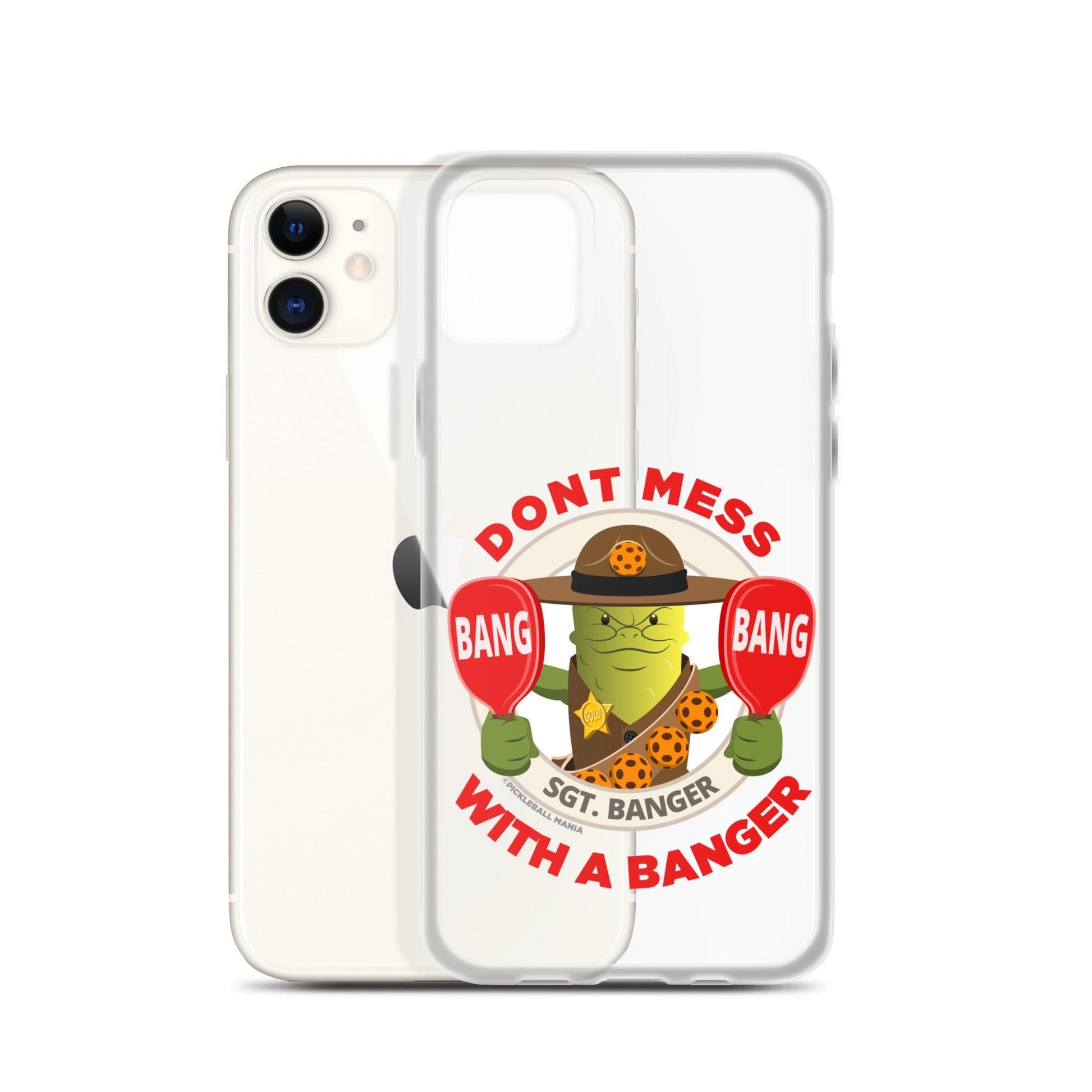Pickleball iPhone® Case - "Don't Mess with a Banger" - DocDink.com