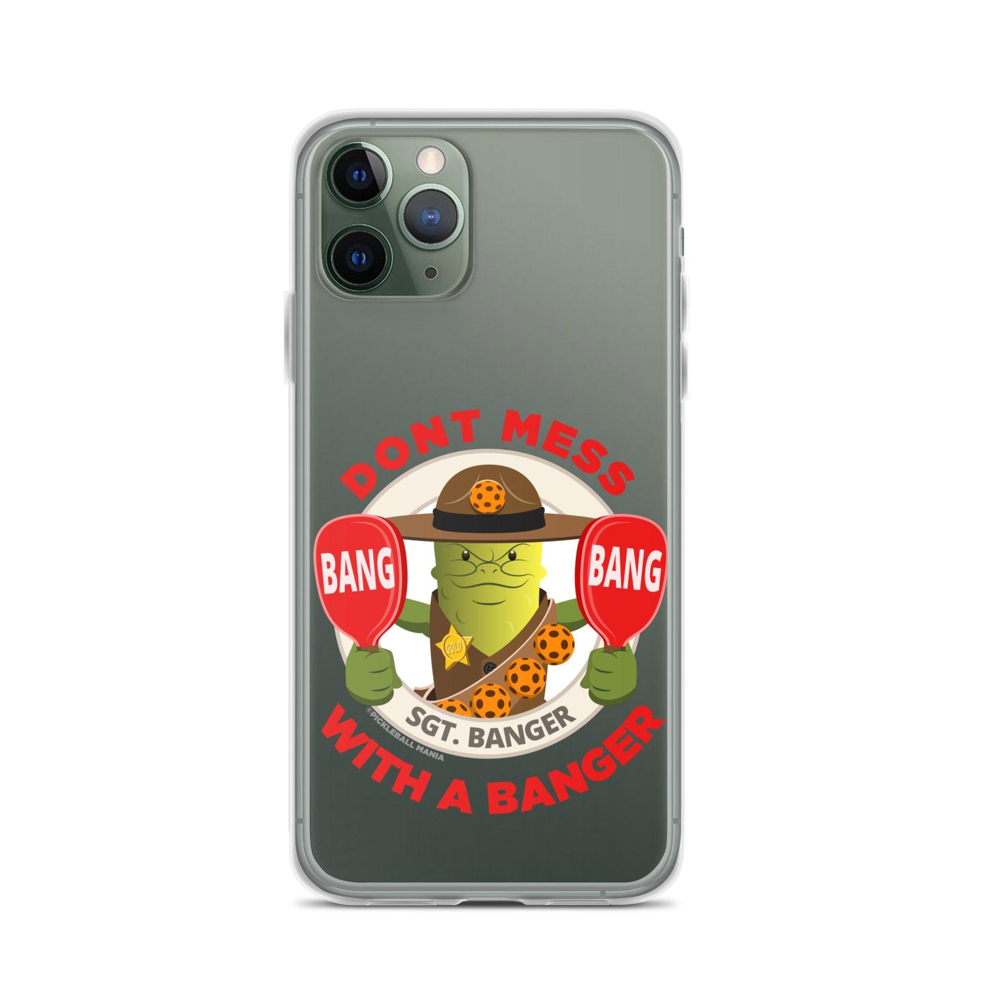 Pickleball iPhone® Case - "Don't Mess with a Banger" - DocDink.com