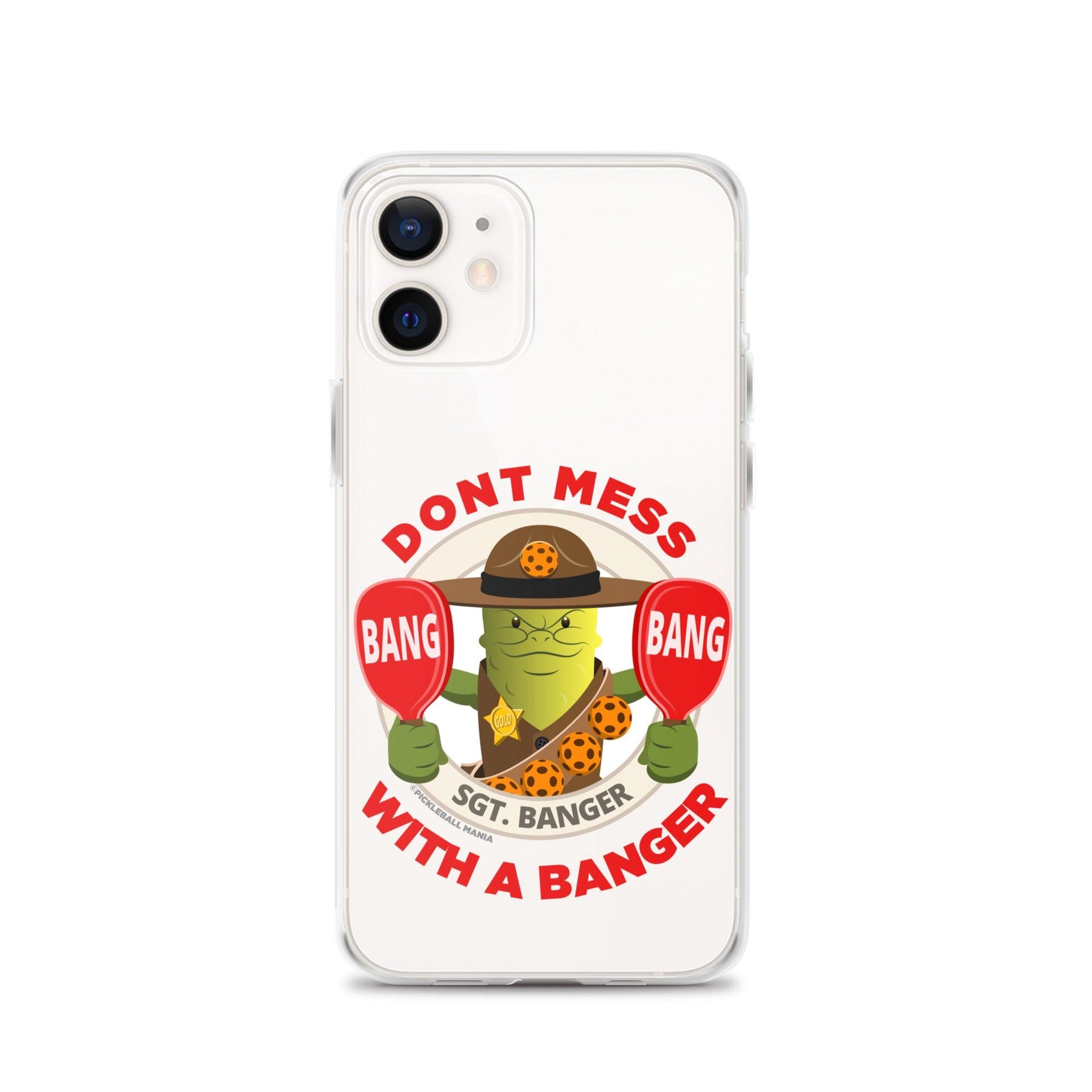 Pickleball iPhone® Case - "Don't Mess with a Banger" - DocDink.com