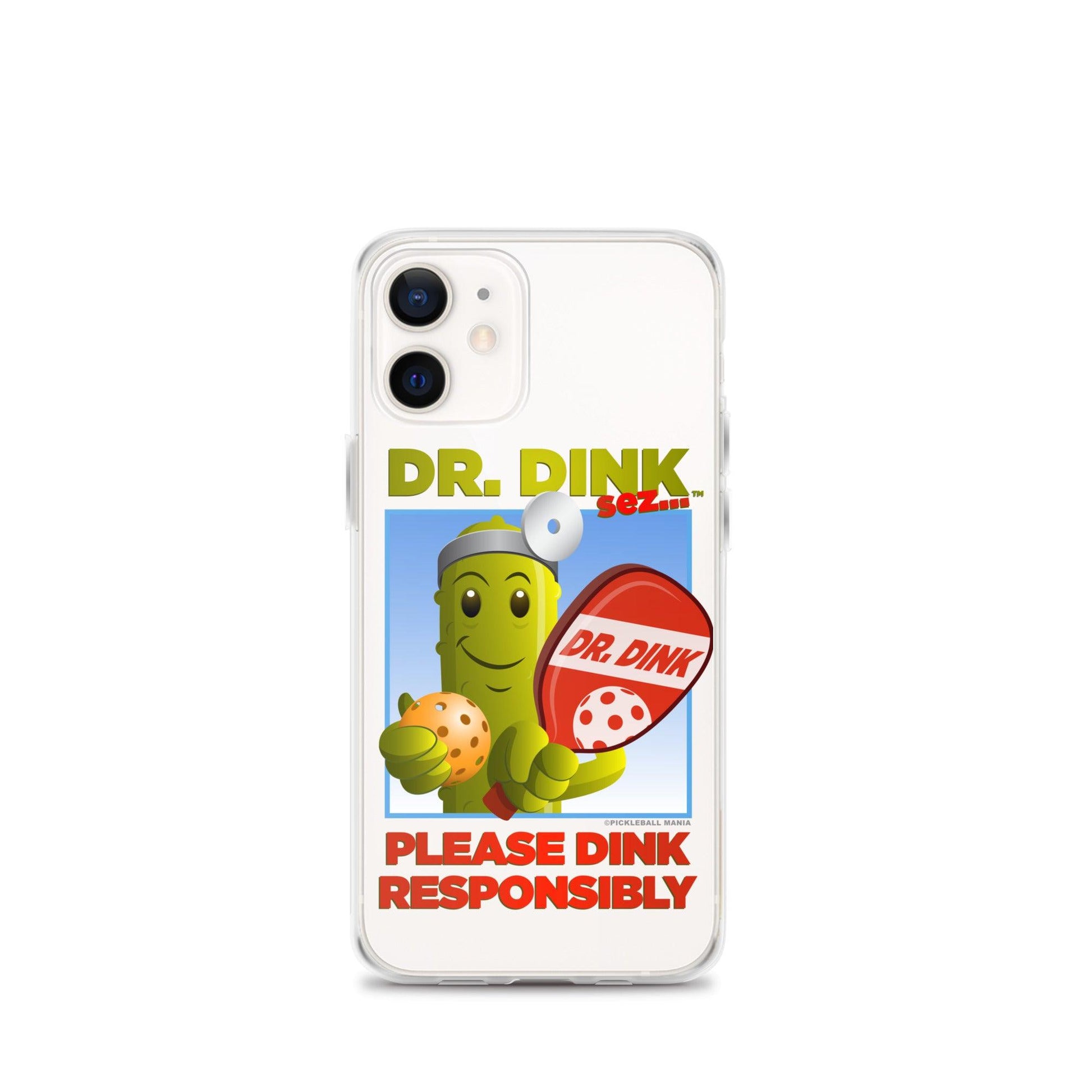 Pickleball iPhone Case - "Please Dink Responsibly!" - DocDink.com