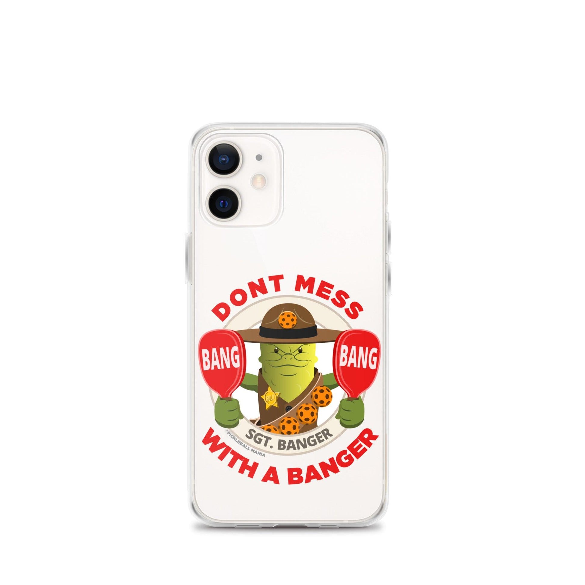 Pickleball iPhone® Case - "Don't Mess with a Banger" - DocDink.com