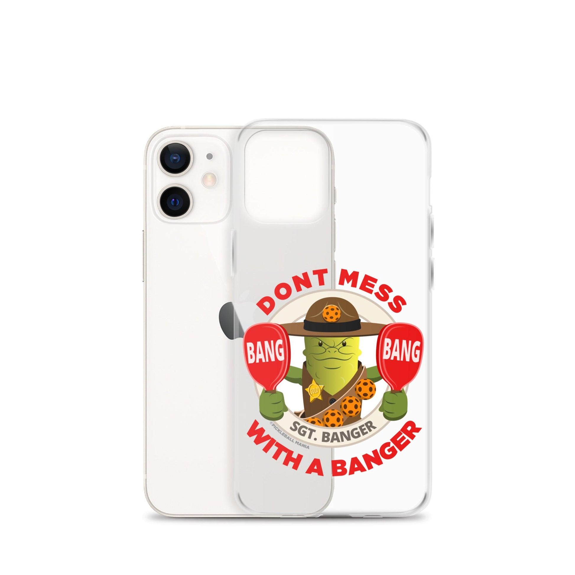 Pickleball iPhone® Case - "Don't Mess with a Banger" - DocDink.com