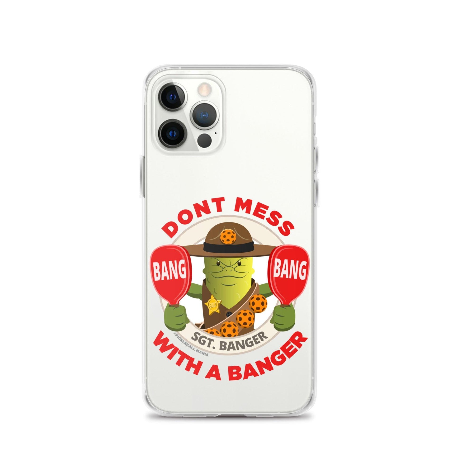 Pickleball iPhone® Case - "Don't Mess with a Banger" - DocDink.com