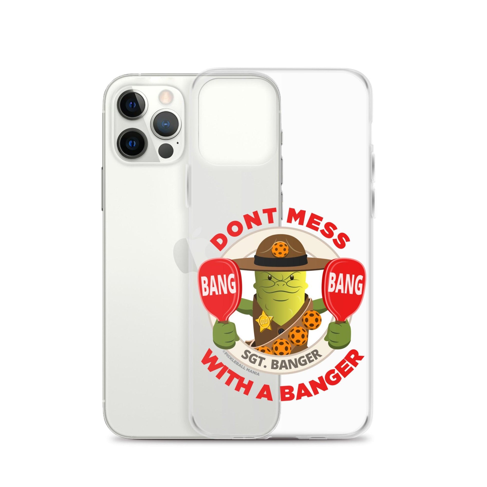 Pickleball iPhone® Case - "Don't Mess with a Banger" - DocDink.com