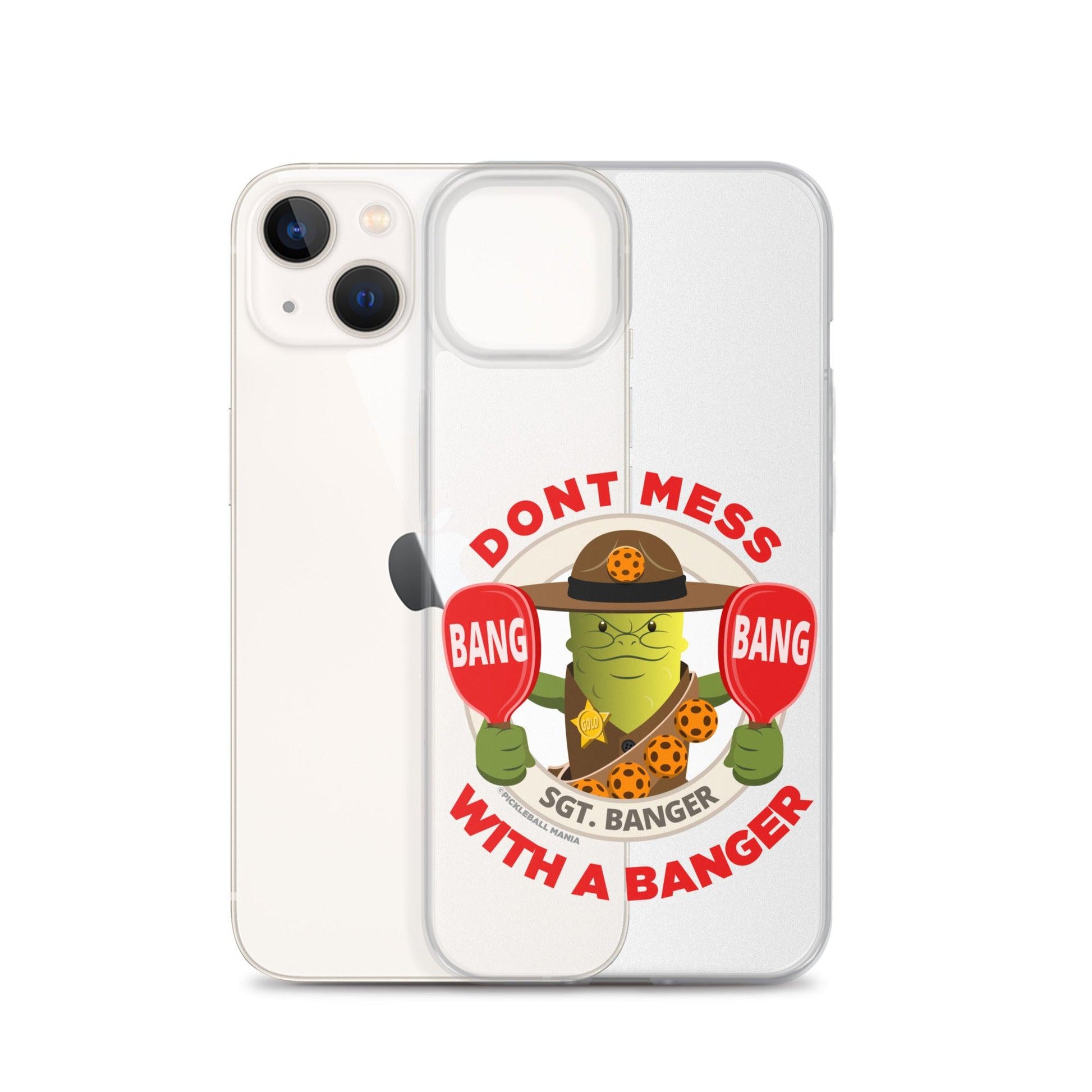 Pickleball iPhone® Case - "Don't Mess with a Banger" - DocDink.com