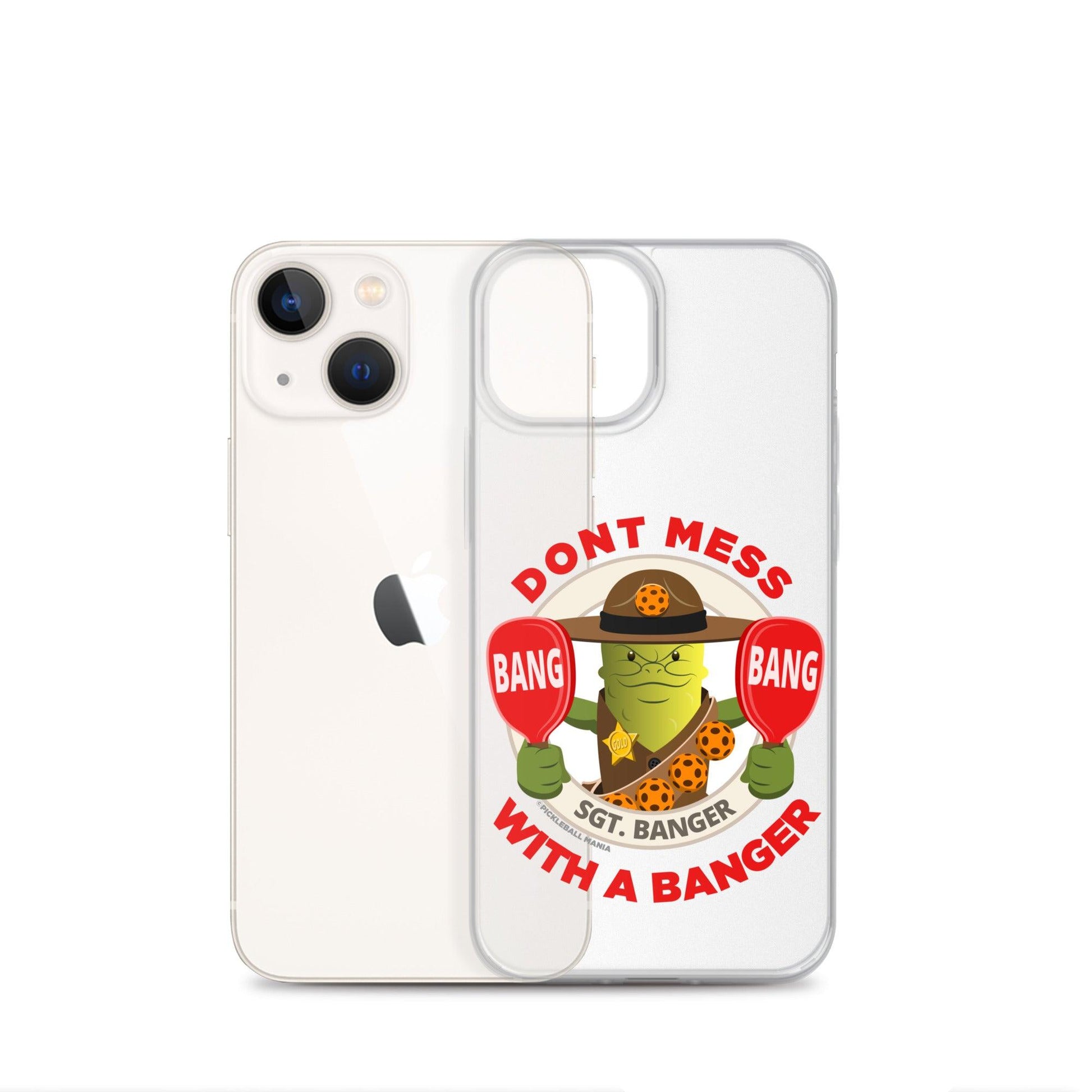 Pickleball iPhone® Case - "Don't Mess with a Banger" - DocDink.com