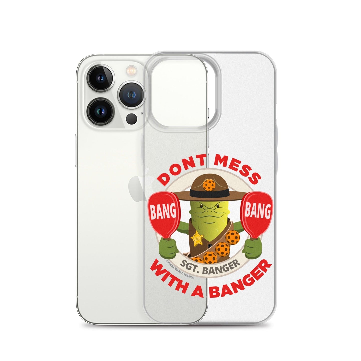 Pickleball iPhone® Case - "Don't Mess with a Banger" - DocDink.com