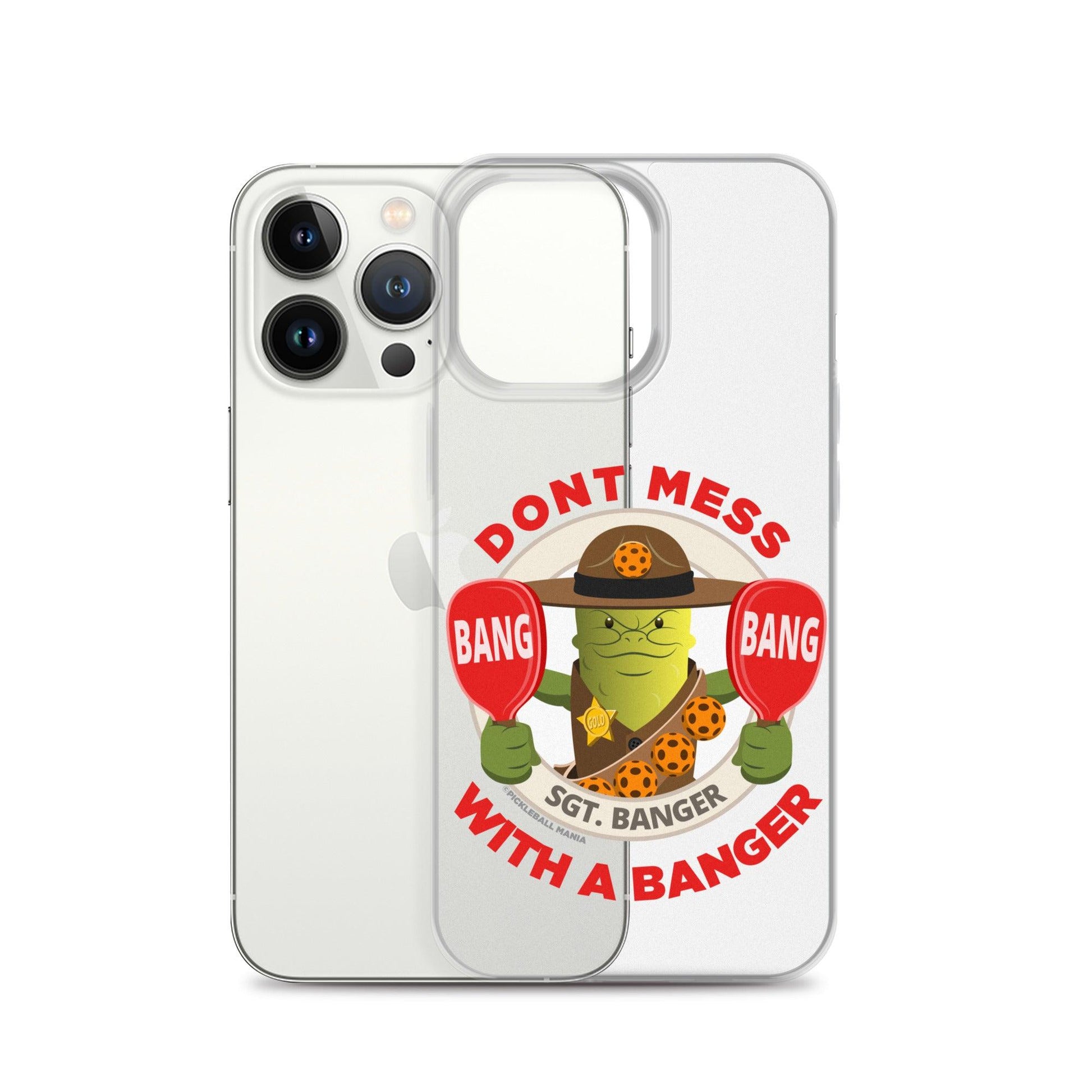 Pickleball iPhone® Case - "Don't Mess with a Banger" - DocDink.com