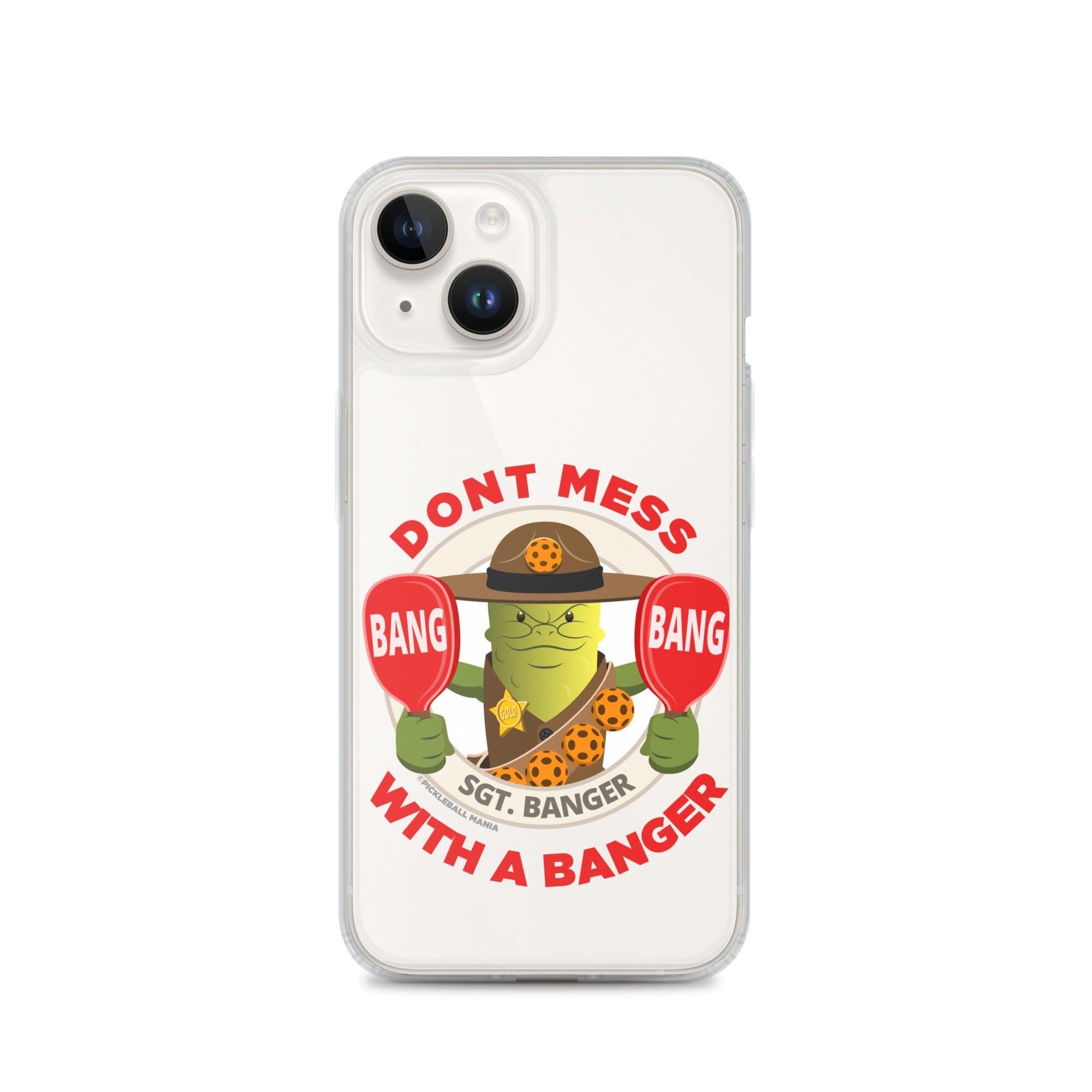 Pickleball iPhone® Case - "Don't Mess with a Banger" - DocDink.com
