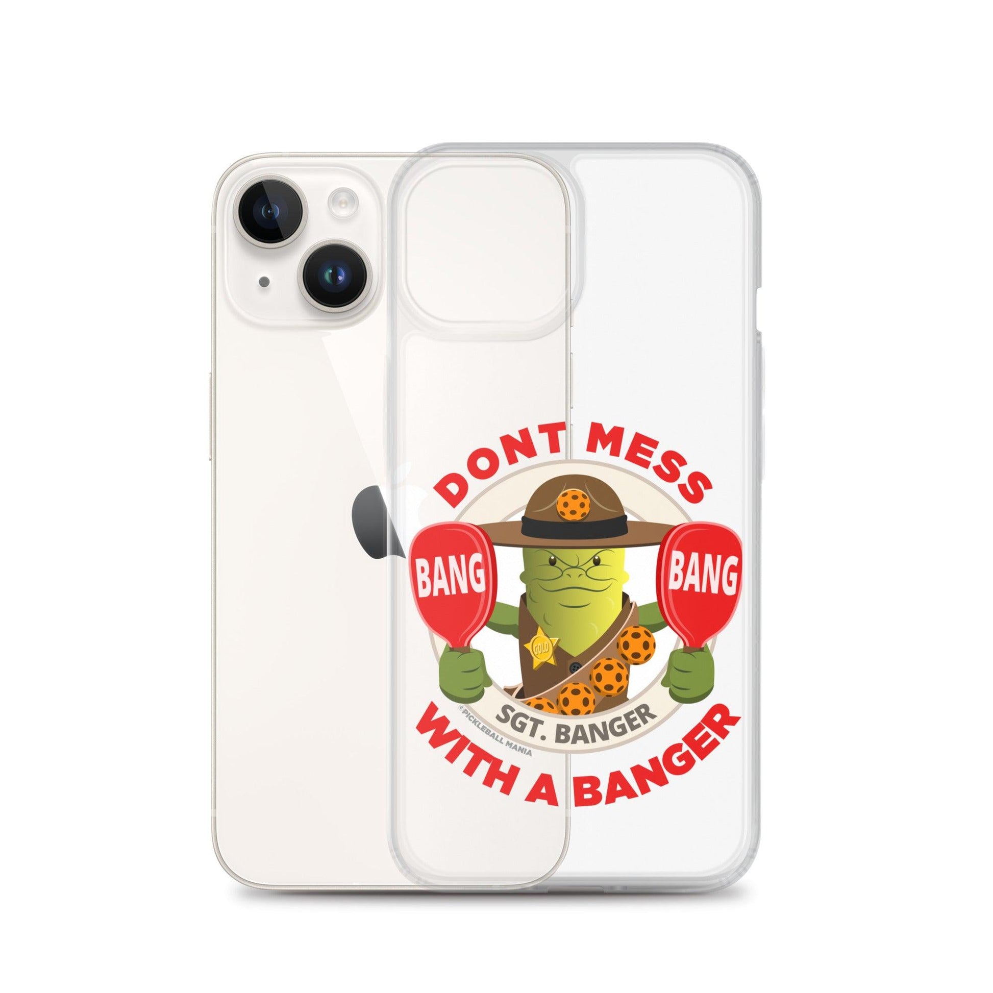 Pickleball iPhone® Case - "Don't Mess with a Banger" - DocDink.com