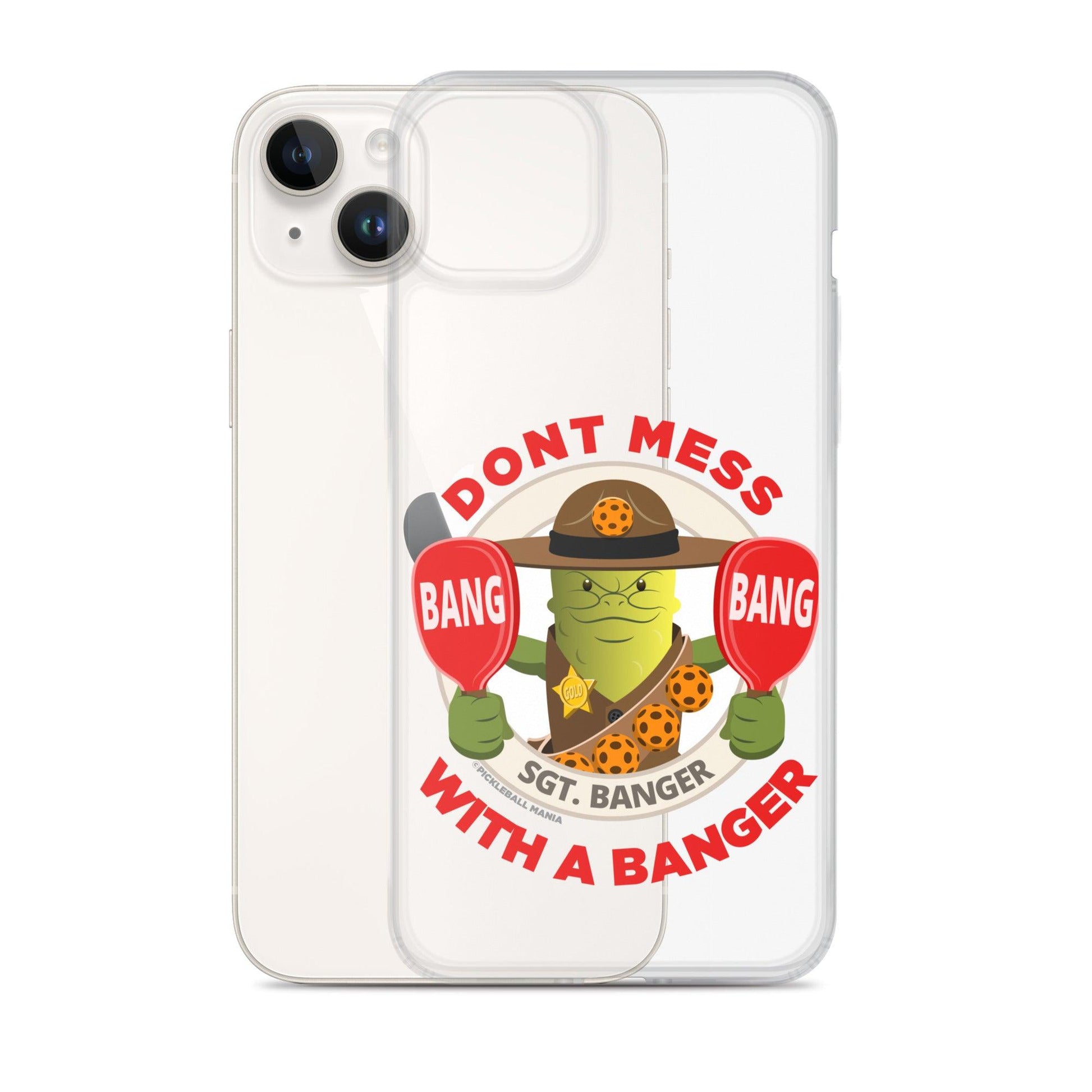Pickleball iPhone® Case - "Don't Mess with a Banger" - DocDink.com