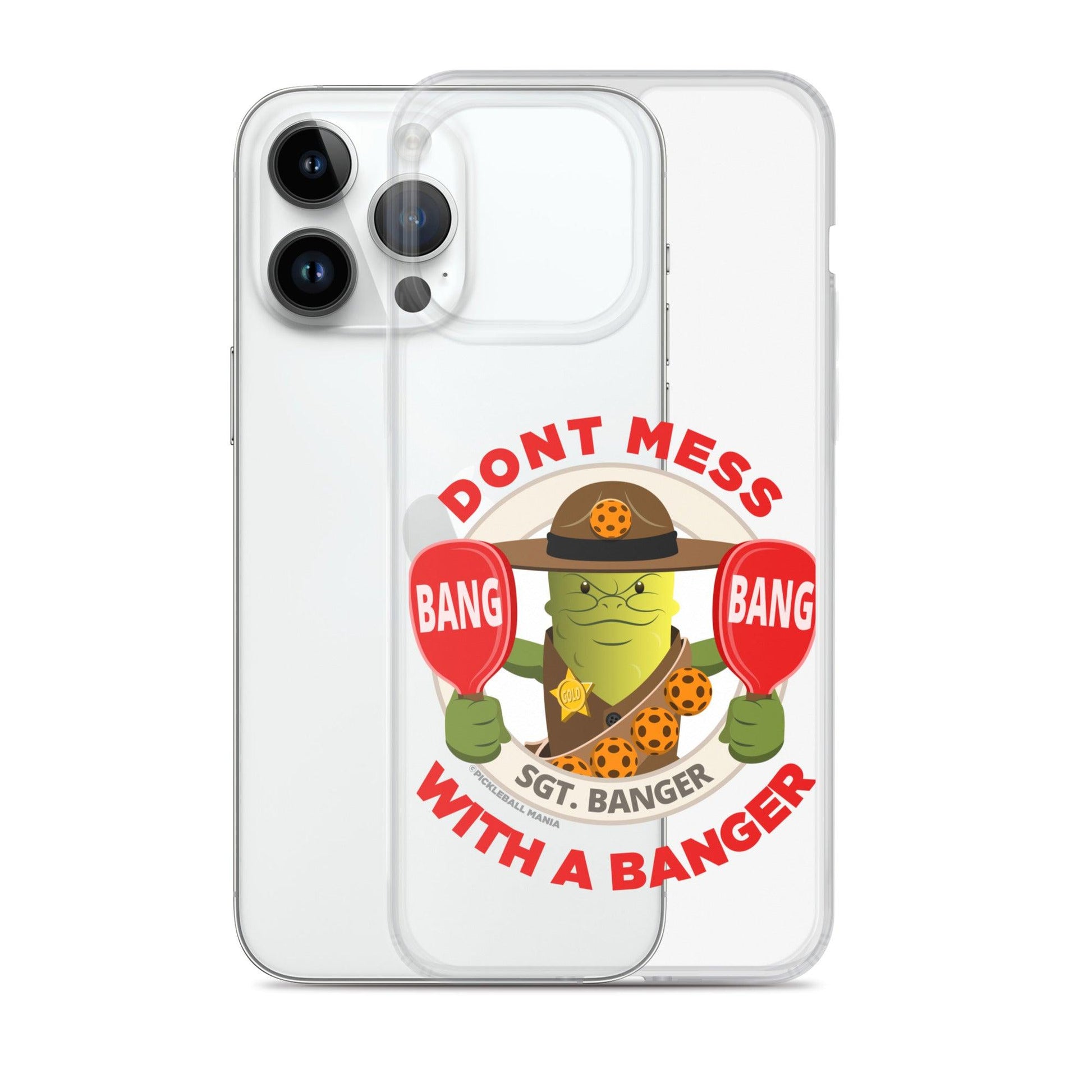 Pickleball iPhone® Case - "Don't Mess with a Banger" - DocDink.com