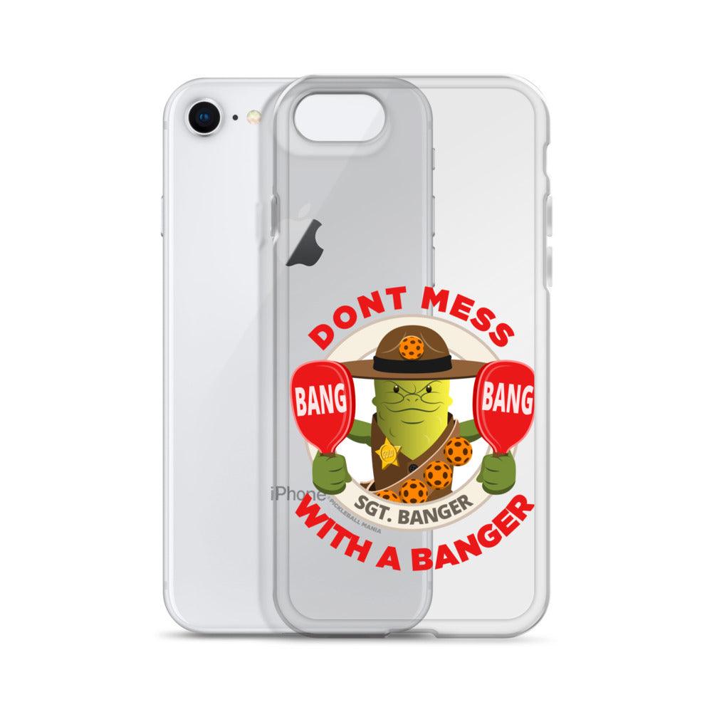 Pickleball iPhone® Case - "Don't Mess with a Banger" - DocDink.com