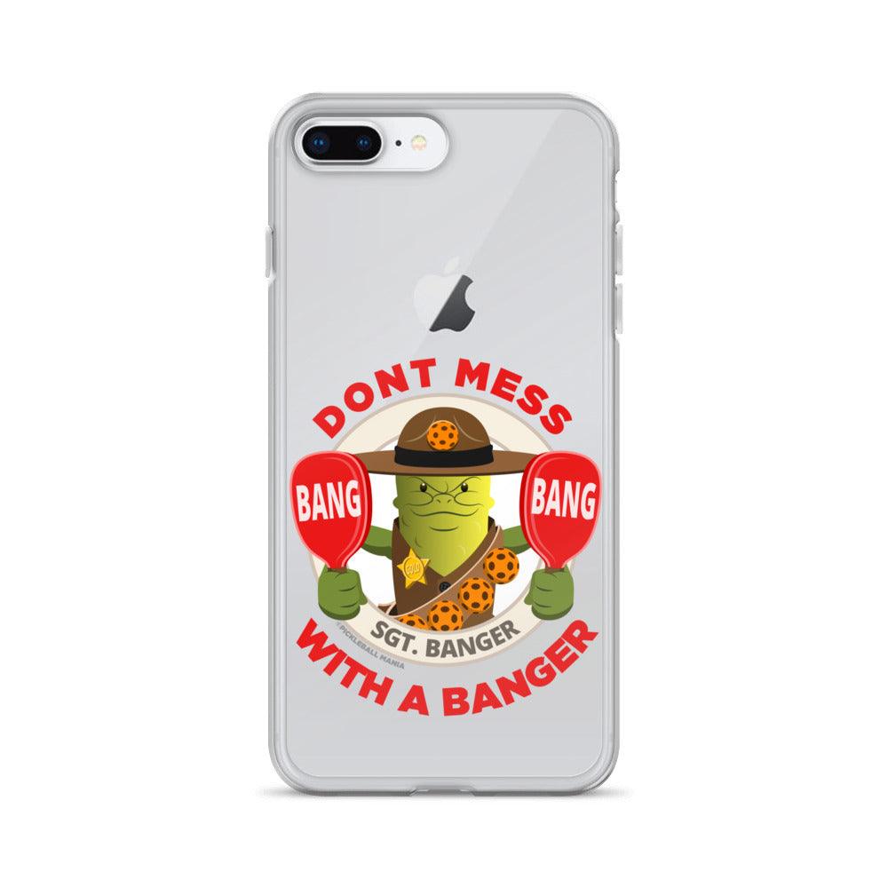 Pickleball iPhone® Case - "Don't Mess with a Banger" - DocDink.com